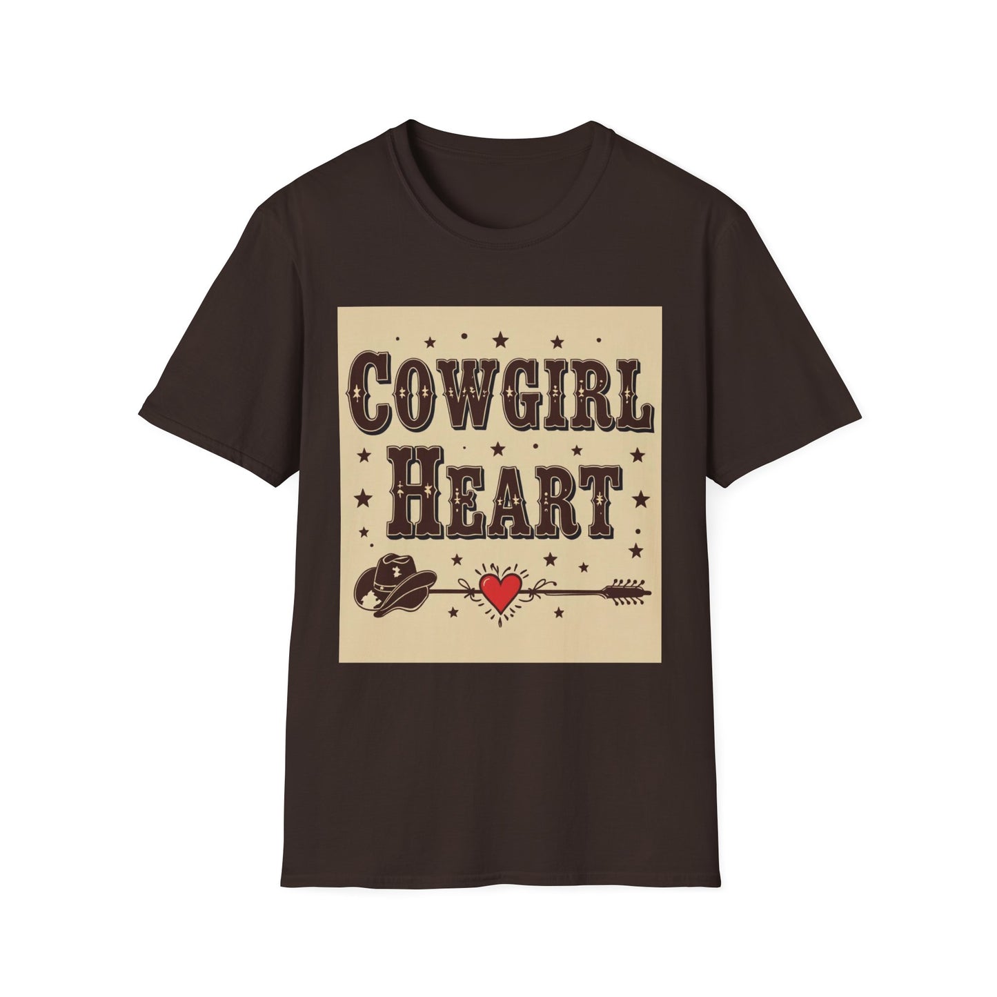 Cowgirl Heart Western Boho, Unisex T-Shirt,