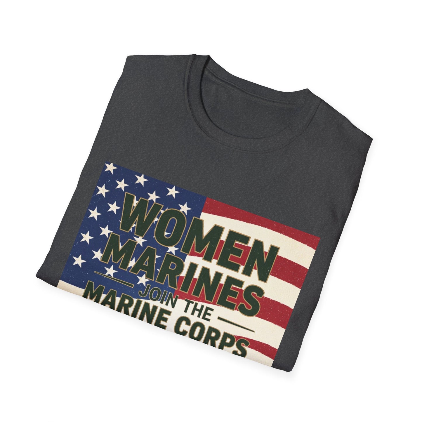 Women Marines Because We Like It Hard, Unisex T-Shirt,