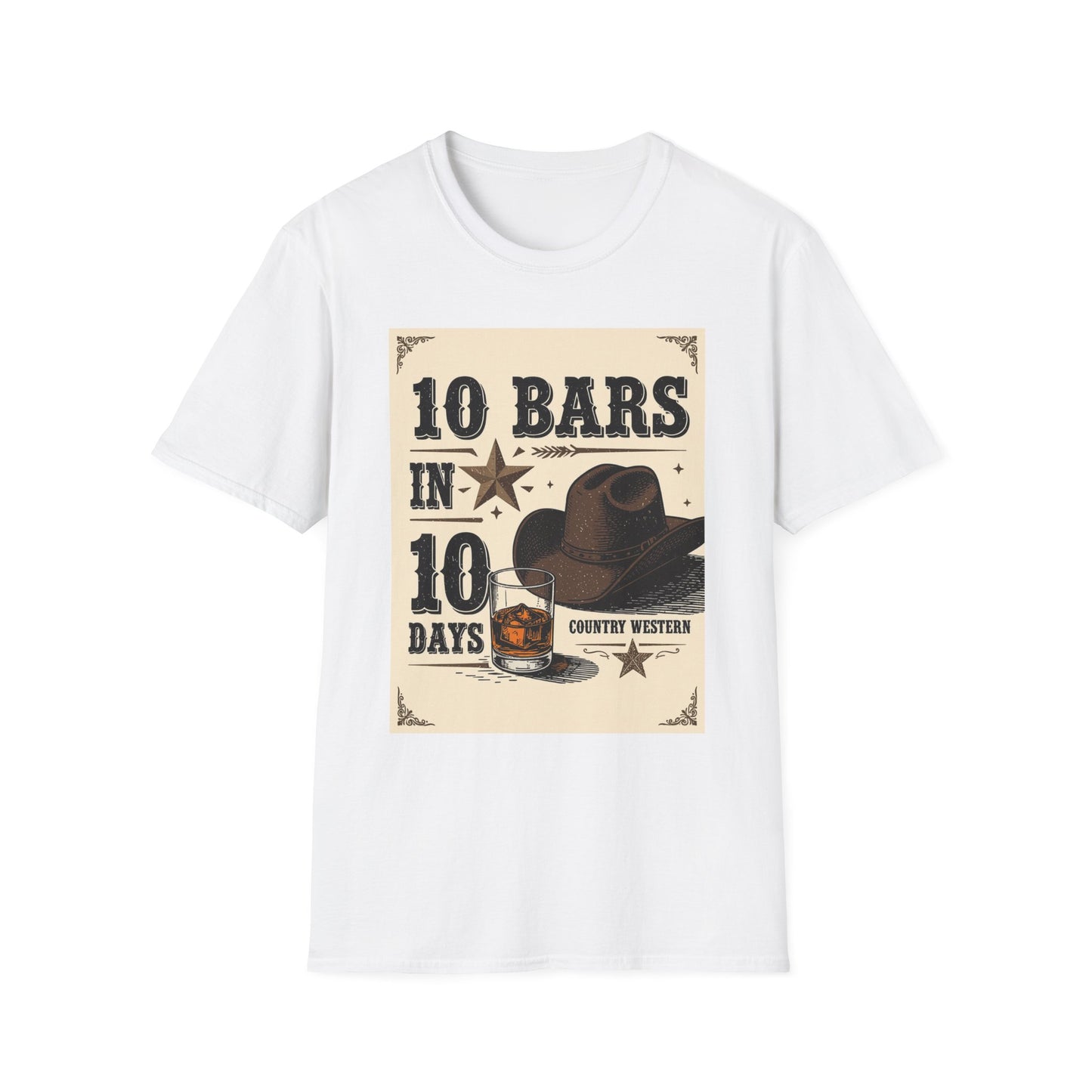 10 bars In 10 Days Western Boho, Unisex T-Shirt,