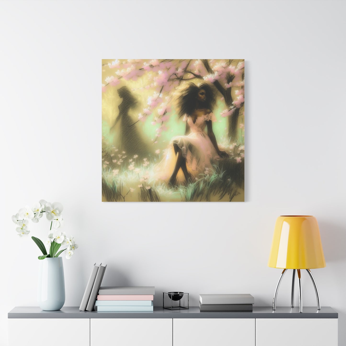 Beautiful Black Woman Canvas Art