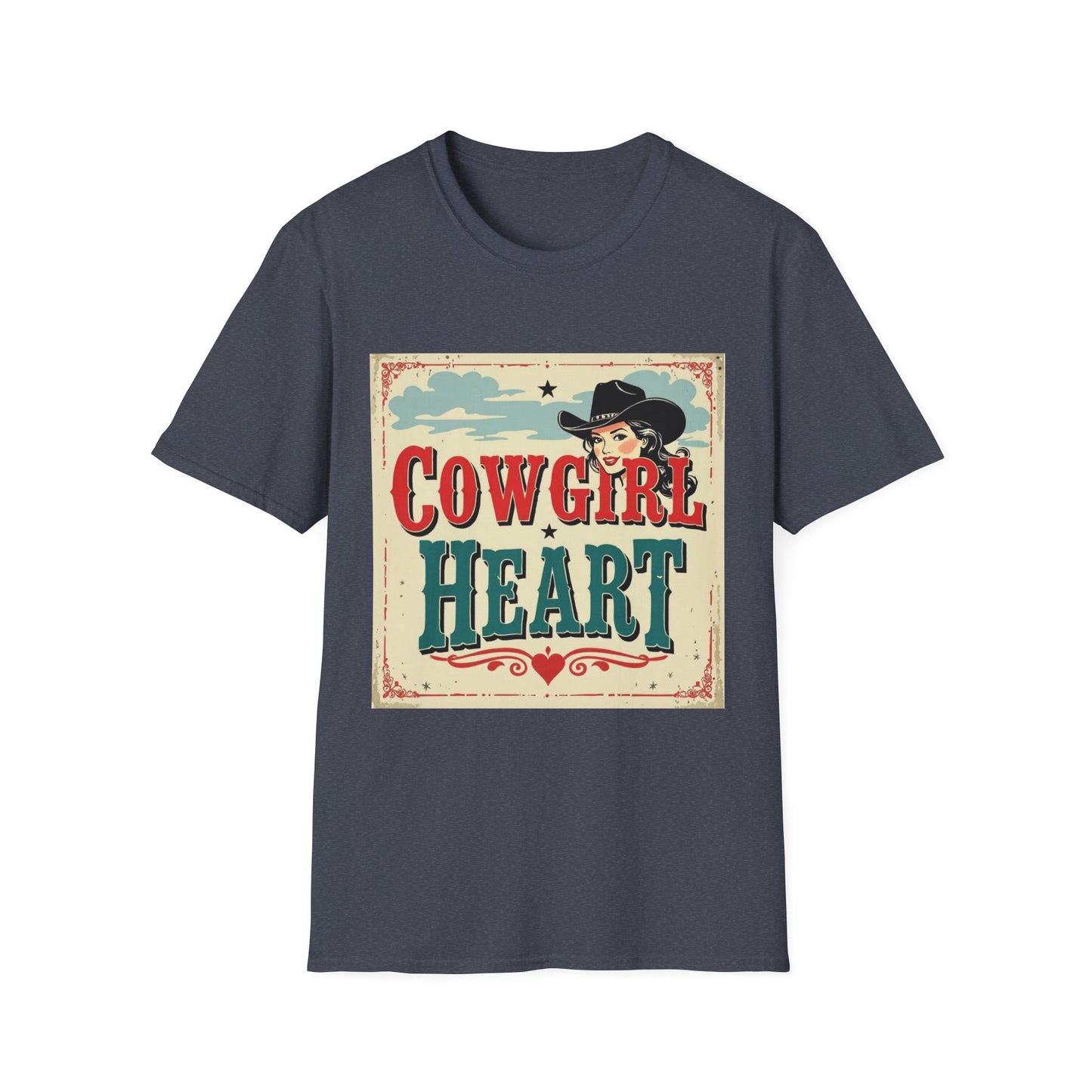 Cowgirl Heart Western Boho, Unisex T-Shirt,