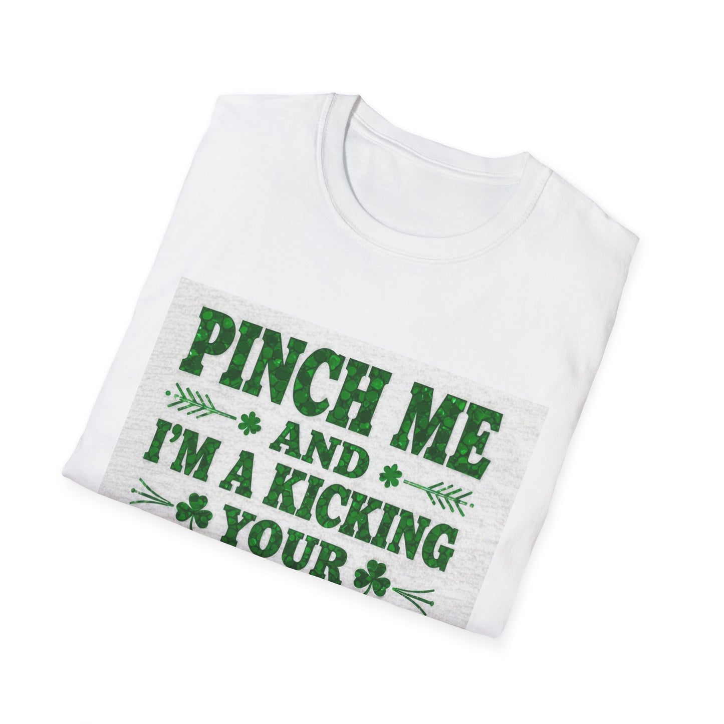 Pinch Me and I'm Kicking Your A$$... Saint Patty's Day Funny T-Shirt — St. Patrick's Day Humor Tee
