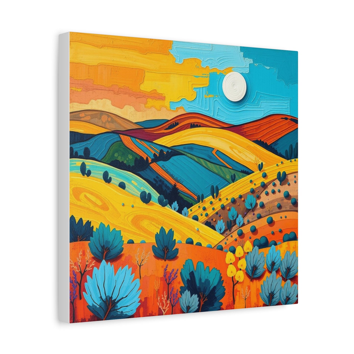 Canvas Print -Abstract 1 Southwest Landscape Wall Art