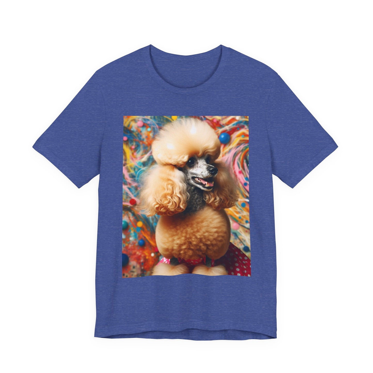 Retro Colorful Poodle Tee - Unisex Shirt