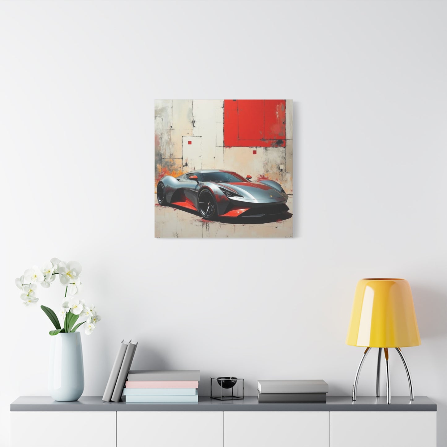 Sports Car Abstract Art