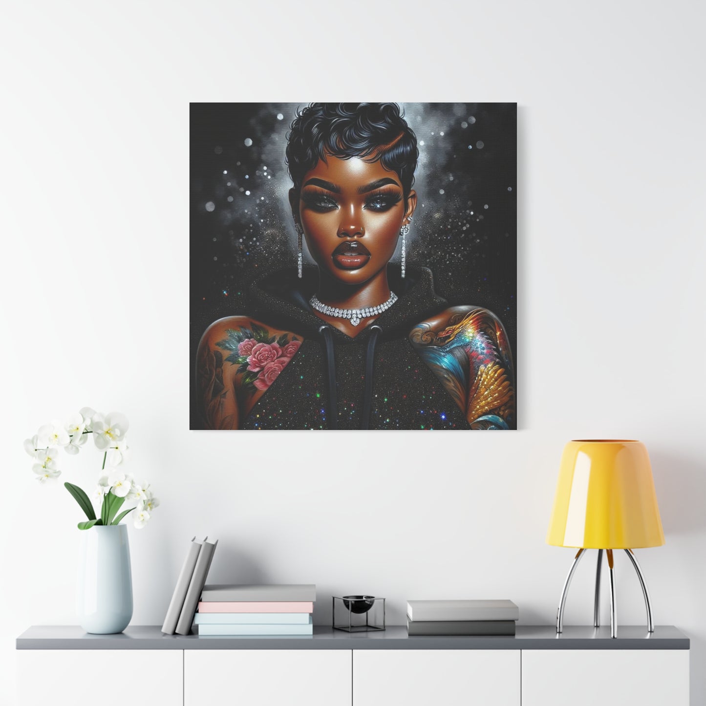 Beautiful Black Woman Canvas Art