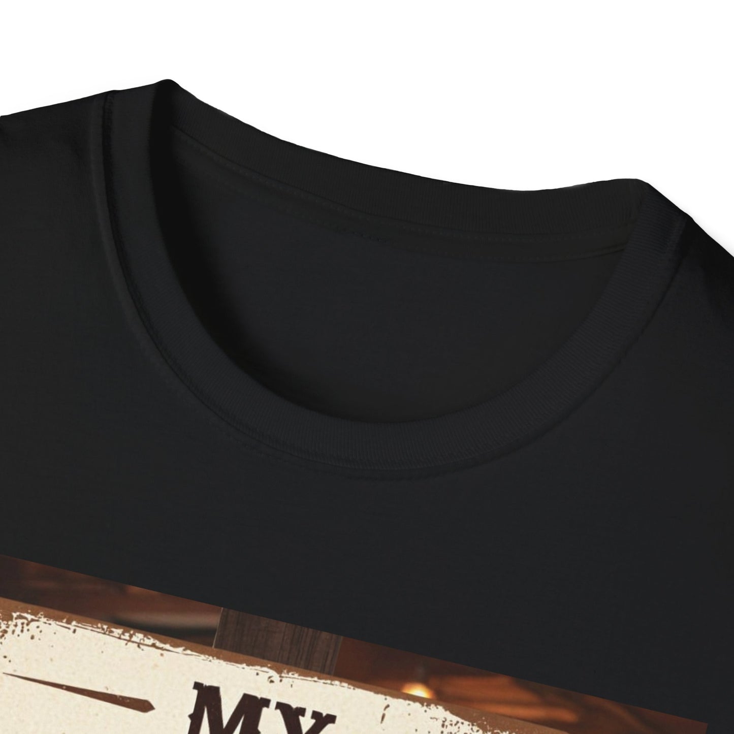 My Barstool Makes Me Feel Warm and Safe Western Boho, Unisex T-Shirt,