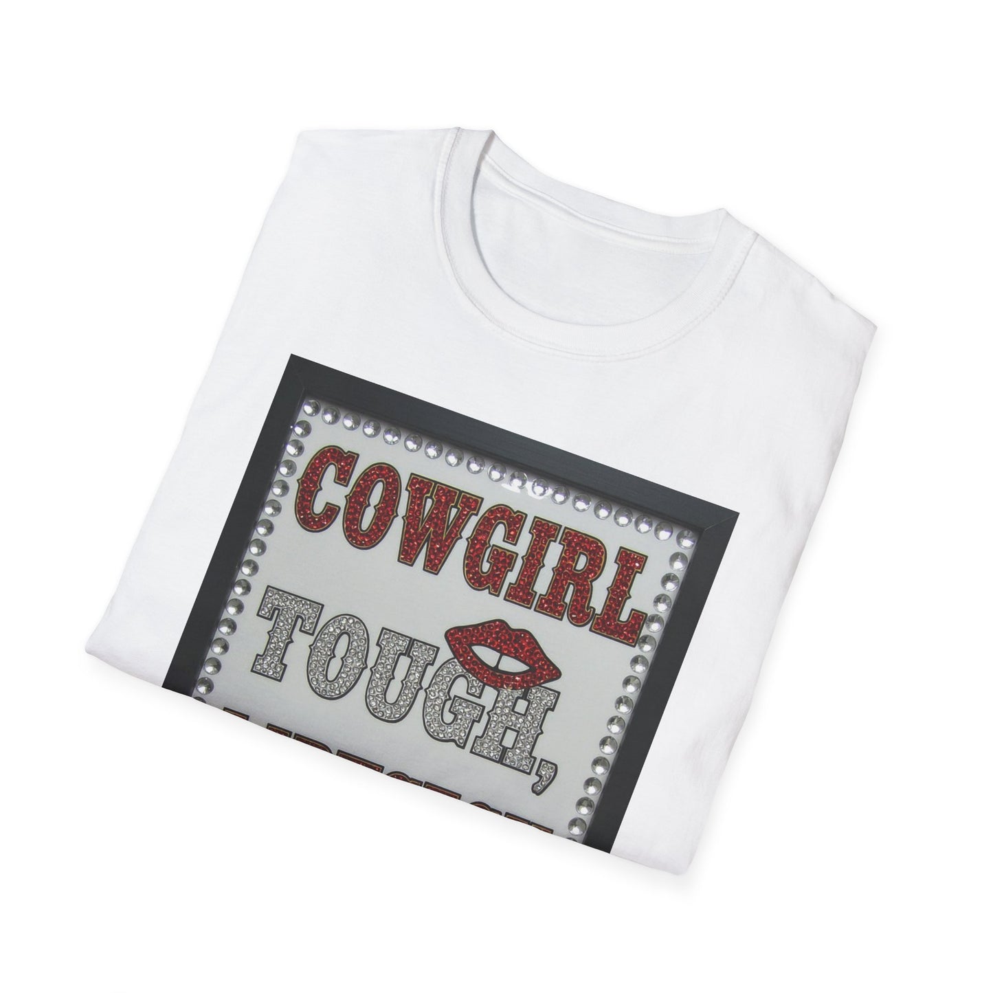 Cowgirl Tough Lipstick Ready Western Boho, Unisex T-Shirt,