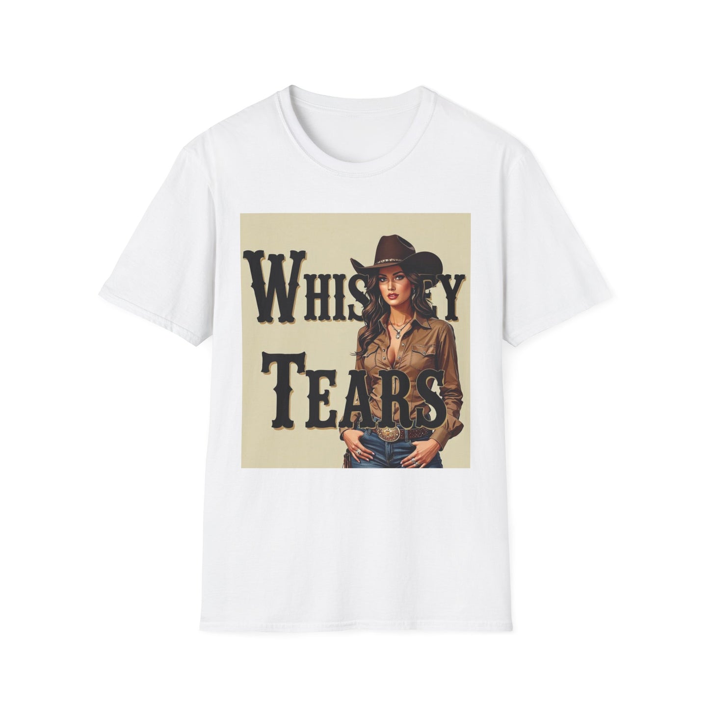 Whiskey Tears Western Boho, Unisex T-Shirt,