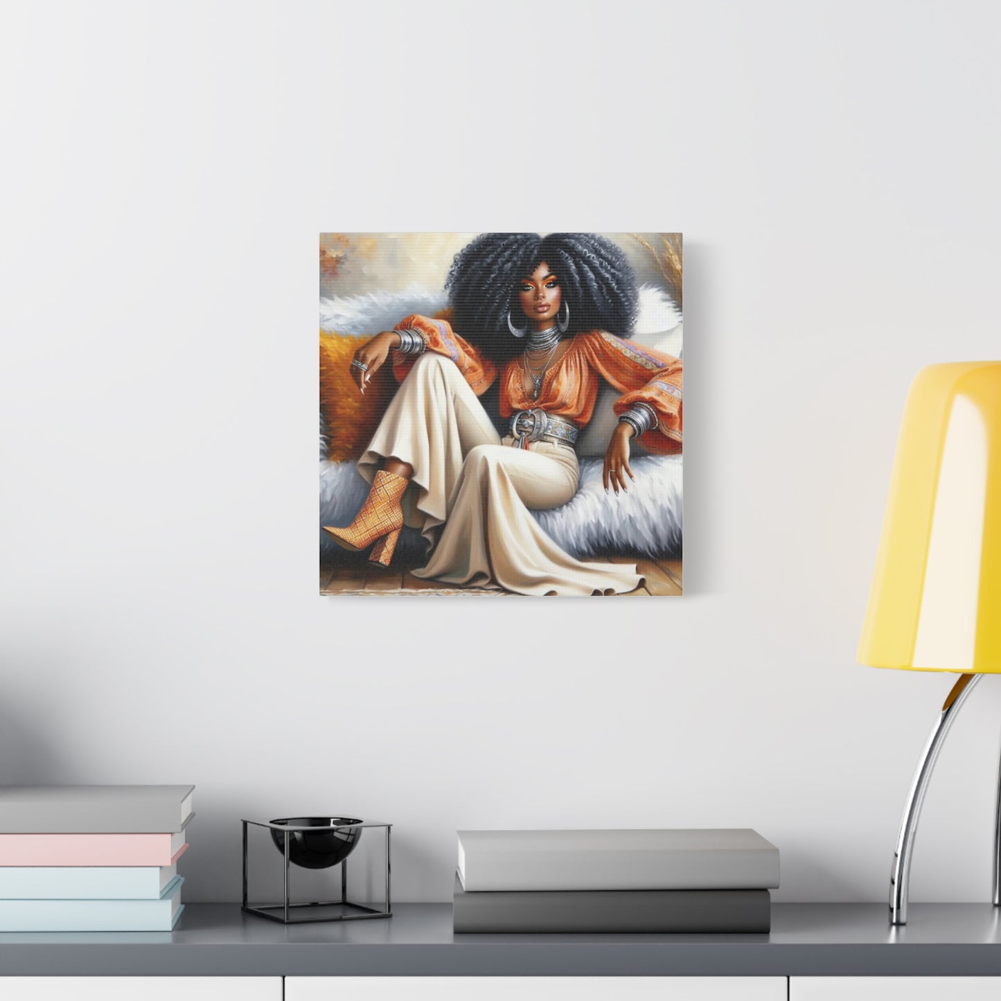 Beautiful Black Woman Canvas Art