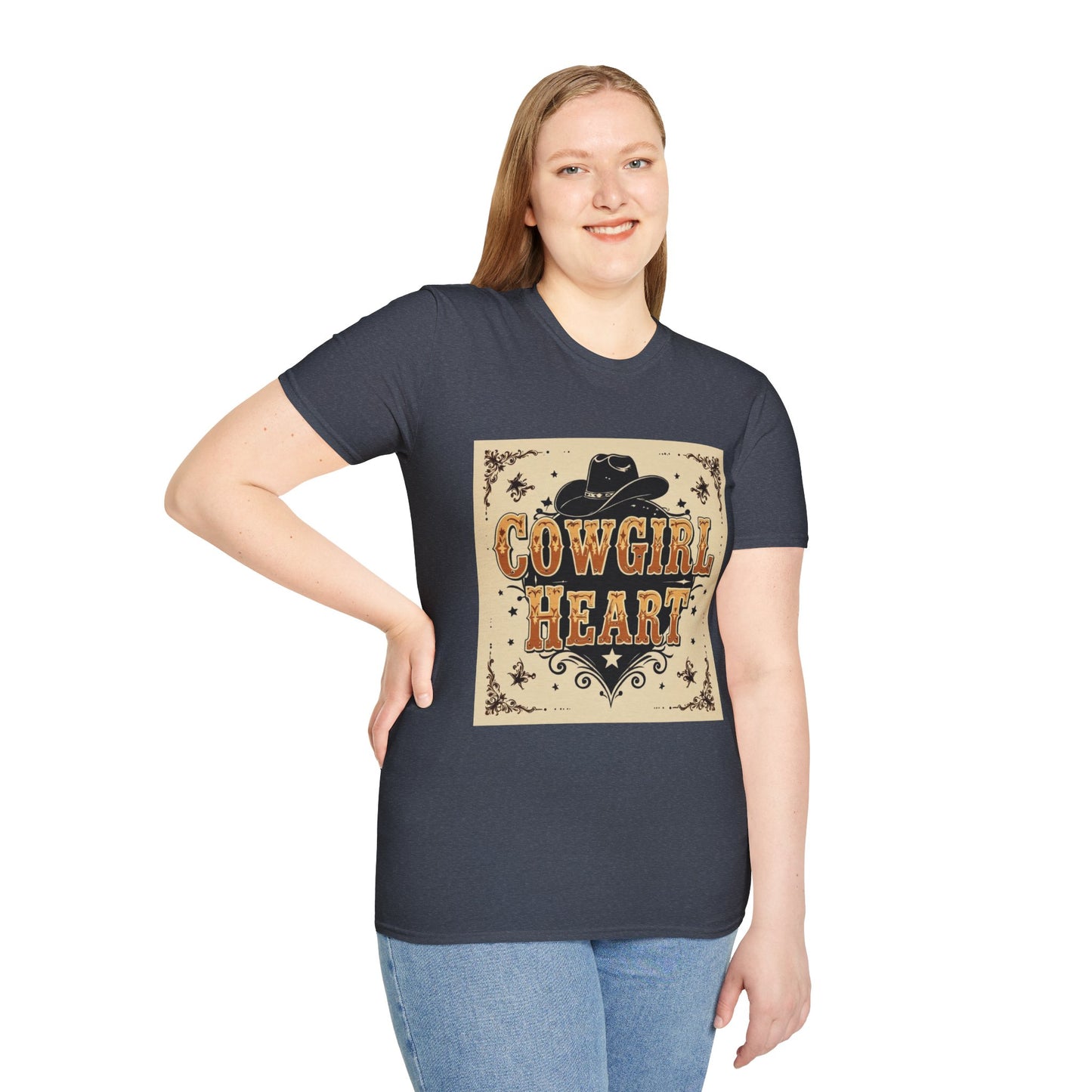 Cowgirl Heart Western Boho, Unisex T-Shirt,