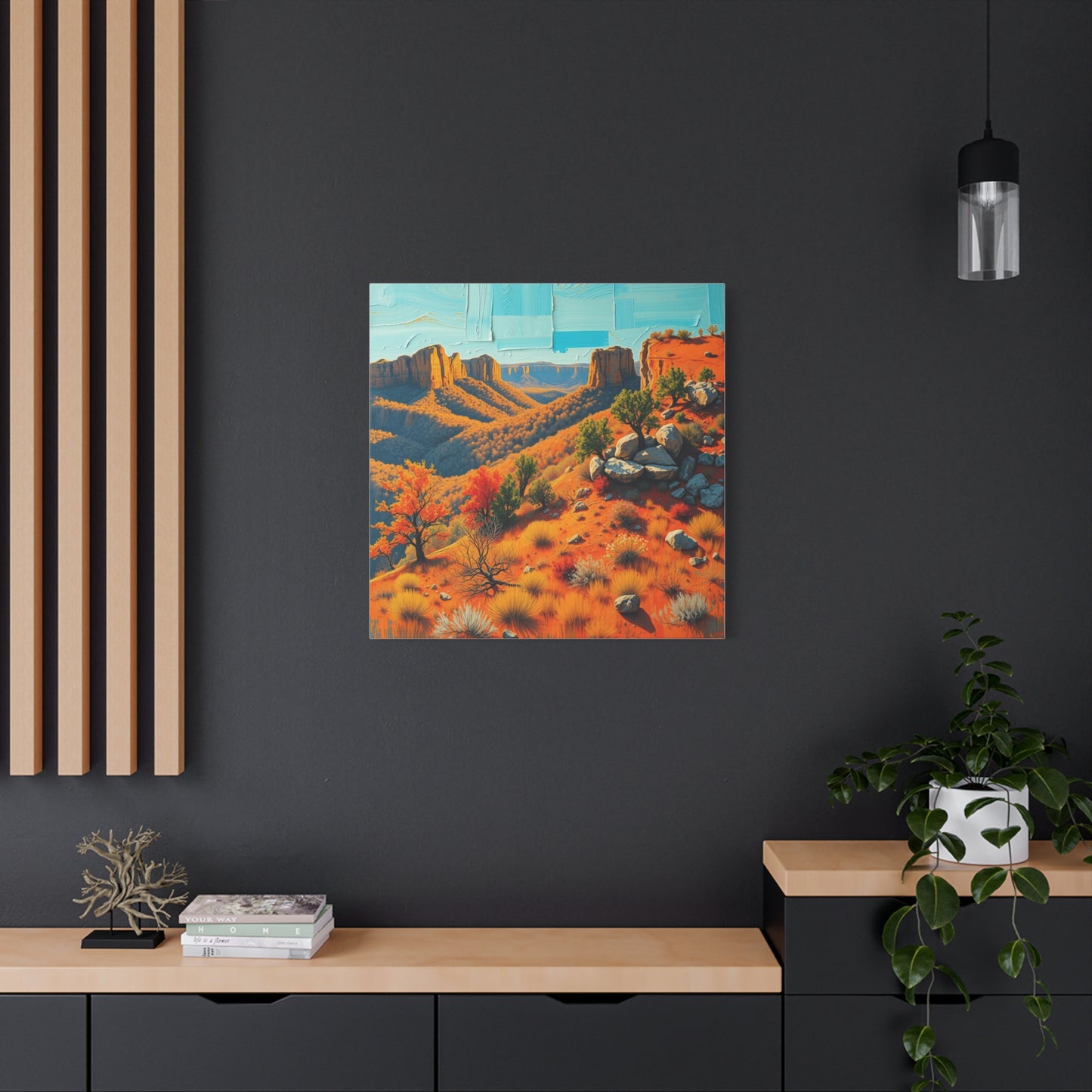 Canvas Print -Abstract 3 Southwest Landscape Wall Art