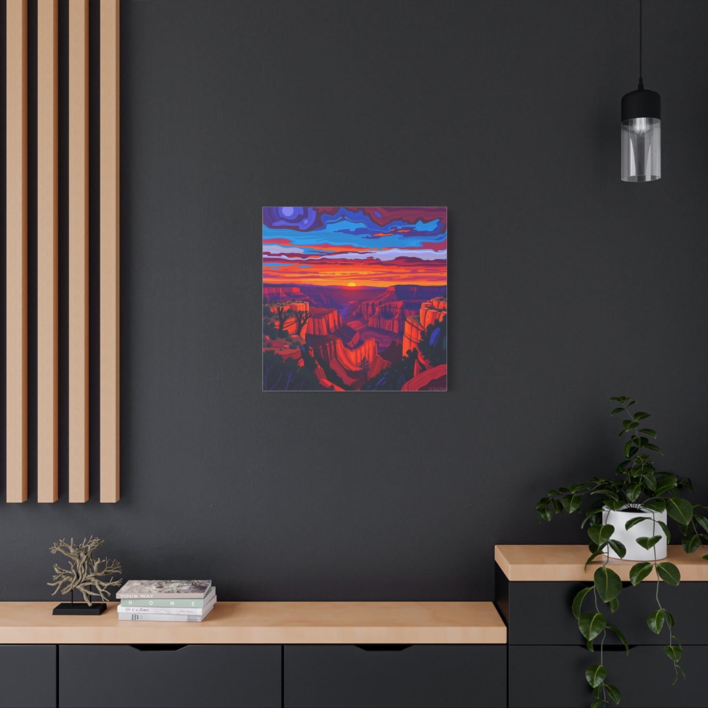 Canvas Print - Grand Canyon Abstract Art 2