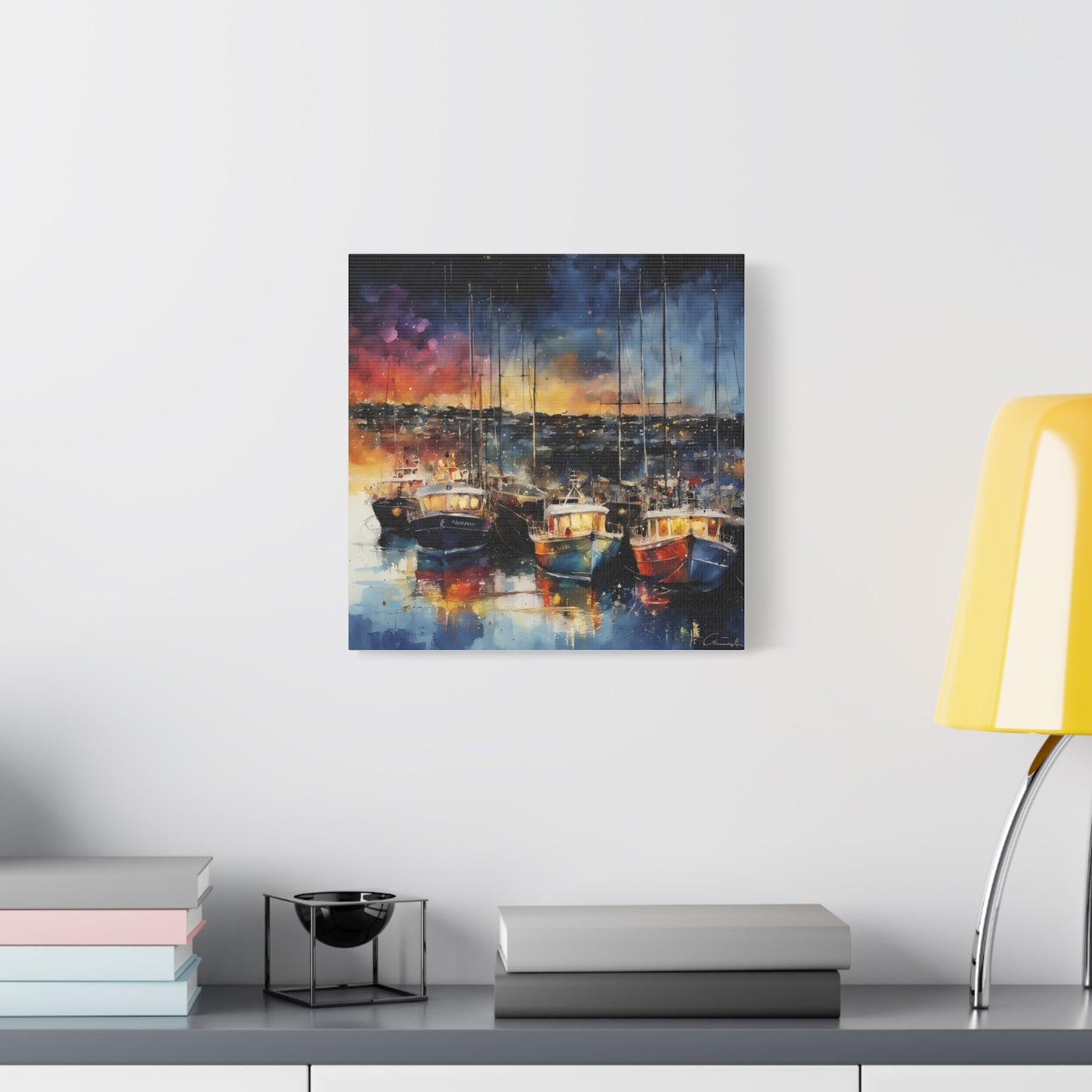 Twilight in Barbados Abstract Art