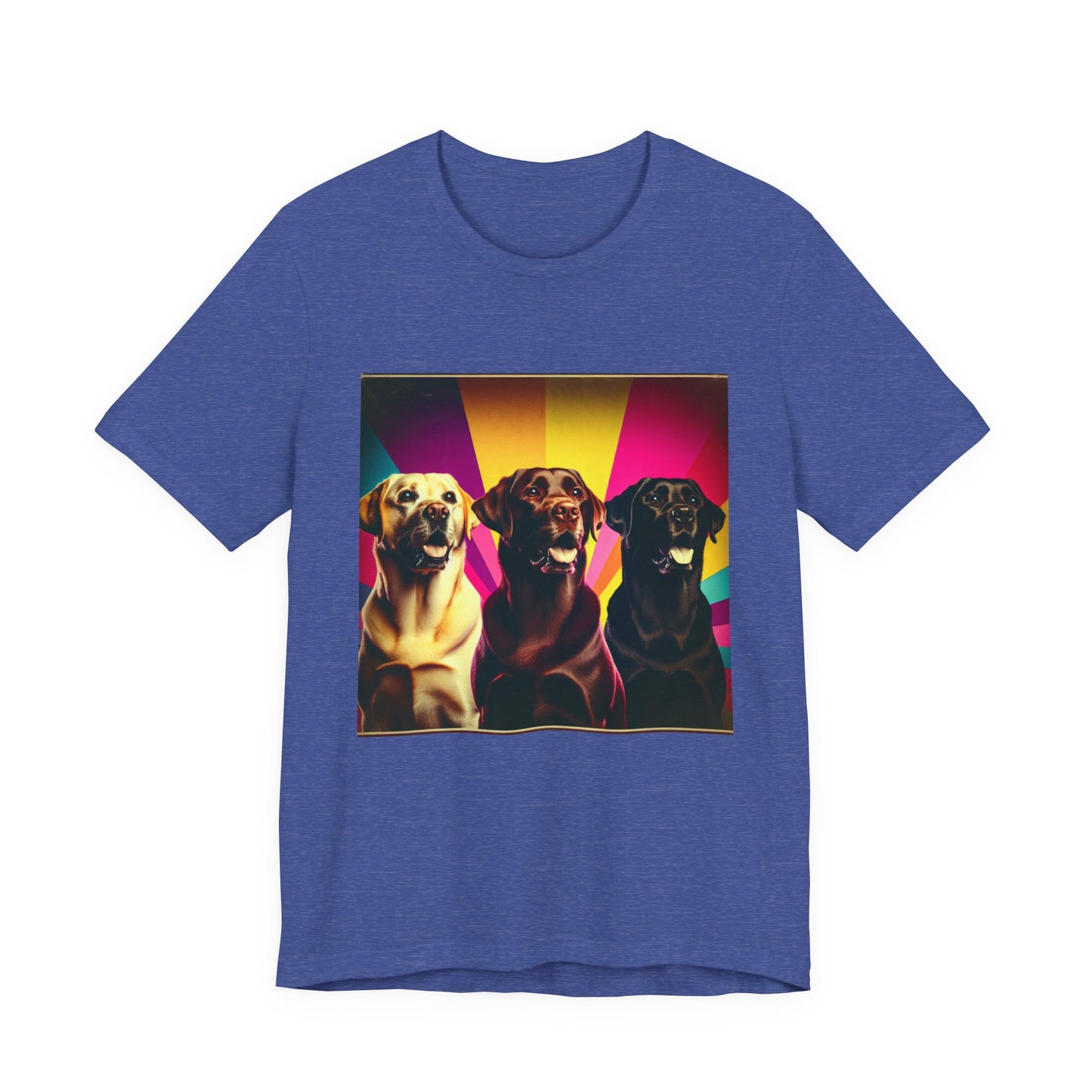 Retro Colorful Labrador Retrievers Tee - Unisex Shirt