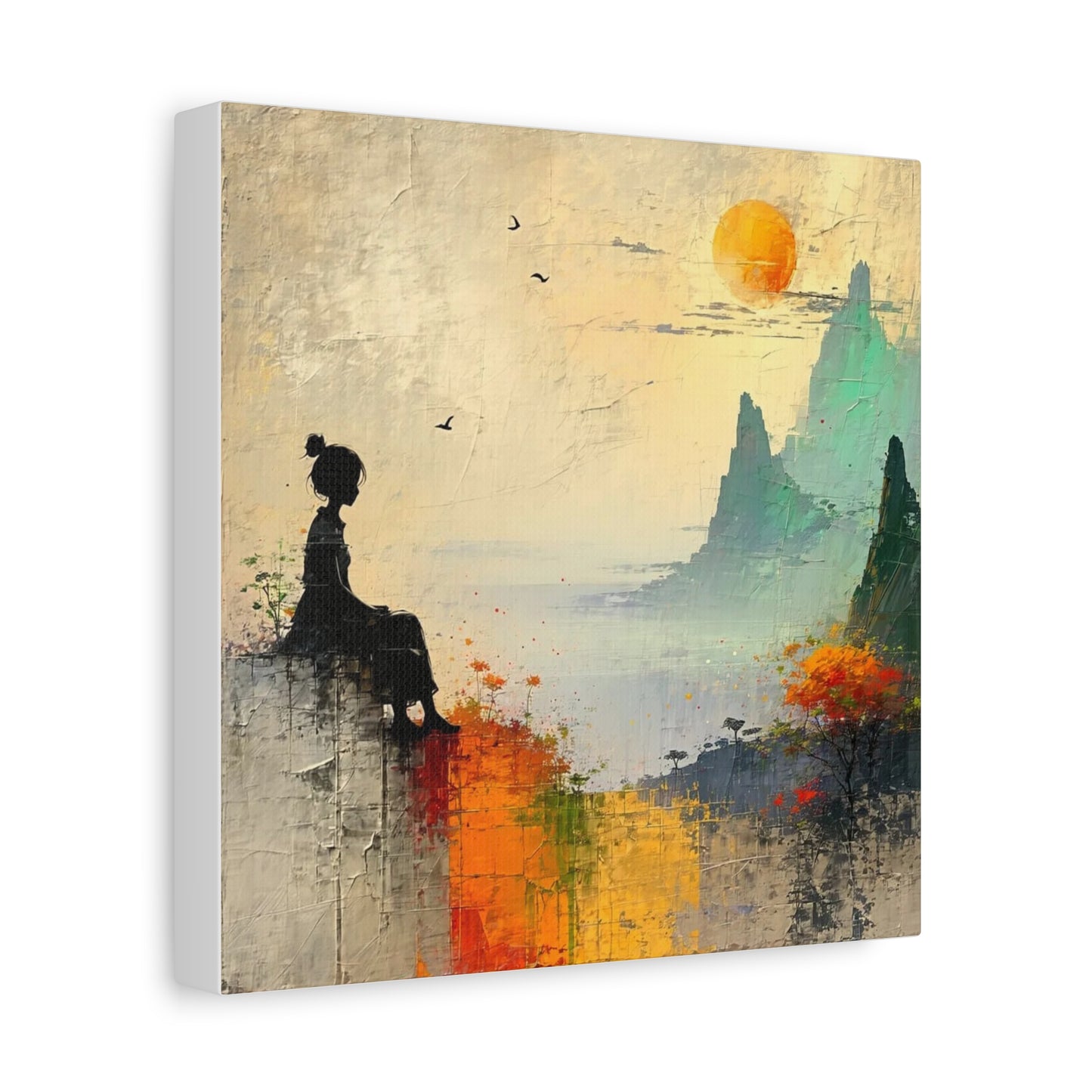 Mountain View Abstract Art