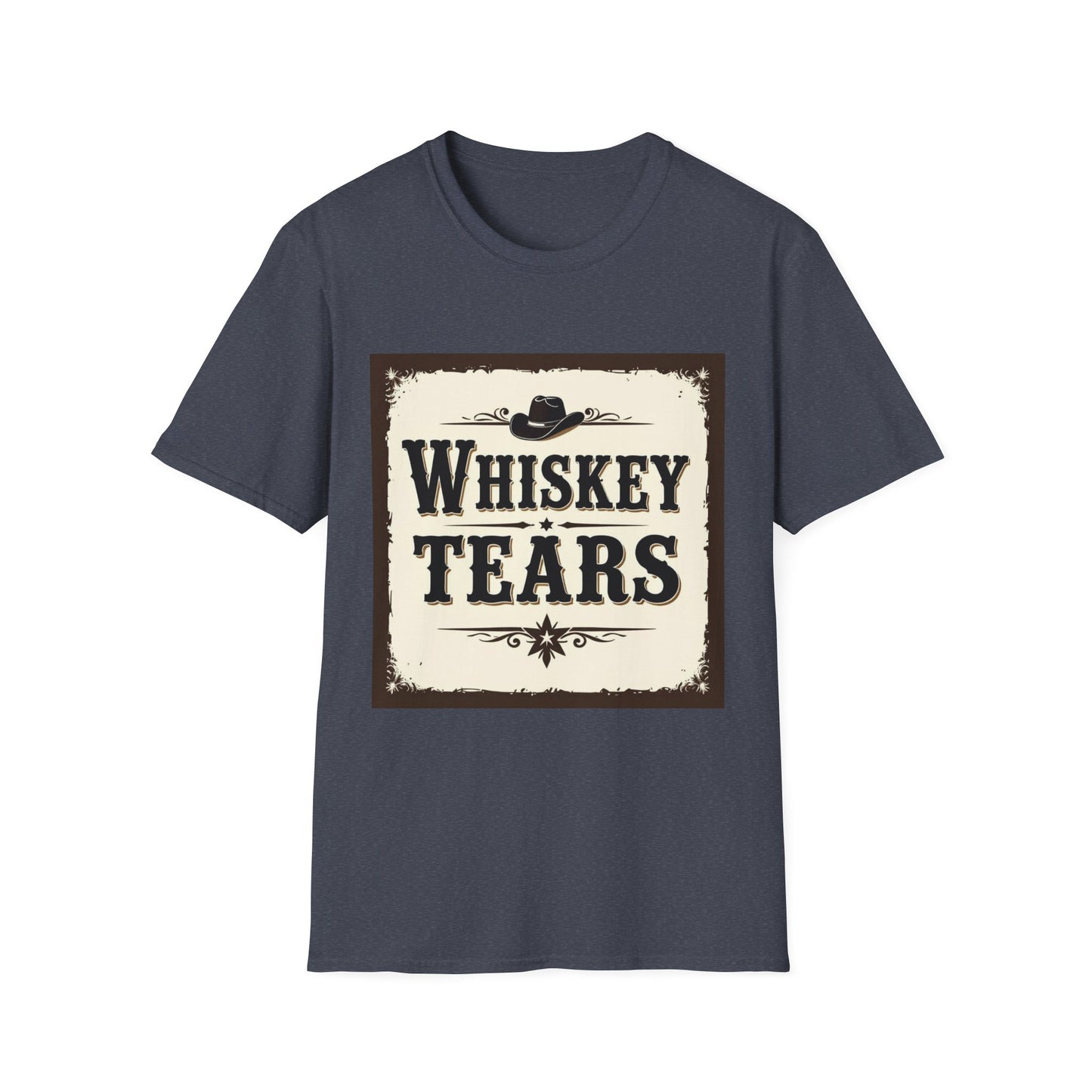 Whiskey Tears Western Boho, Unisex T-Shirt,