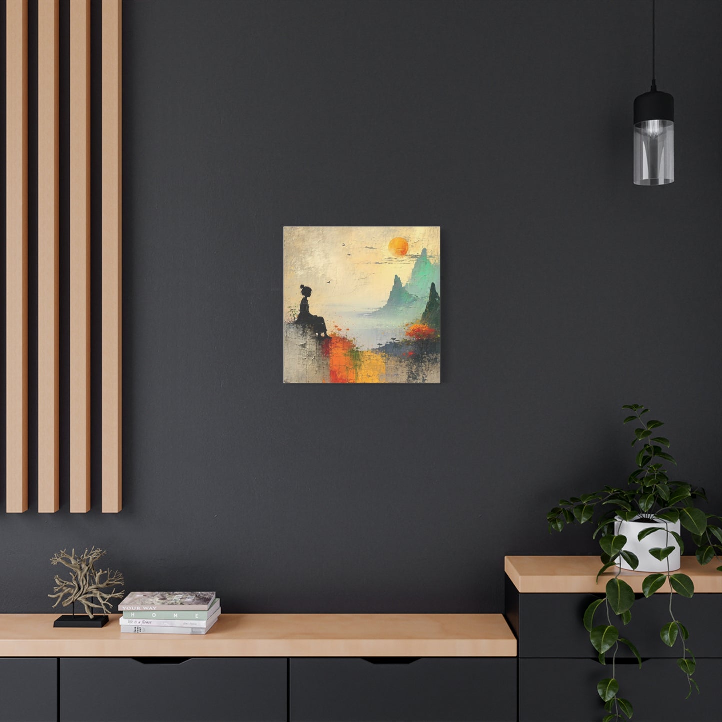 Mountain View Abstract Art