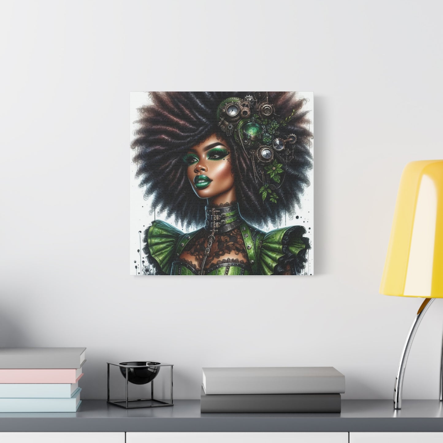 Beautiful Black Woman Canvas Art