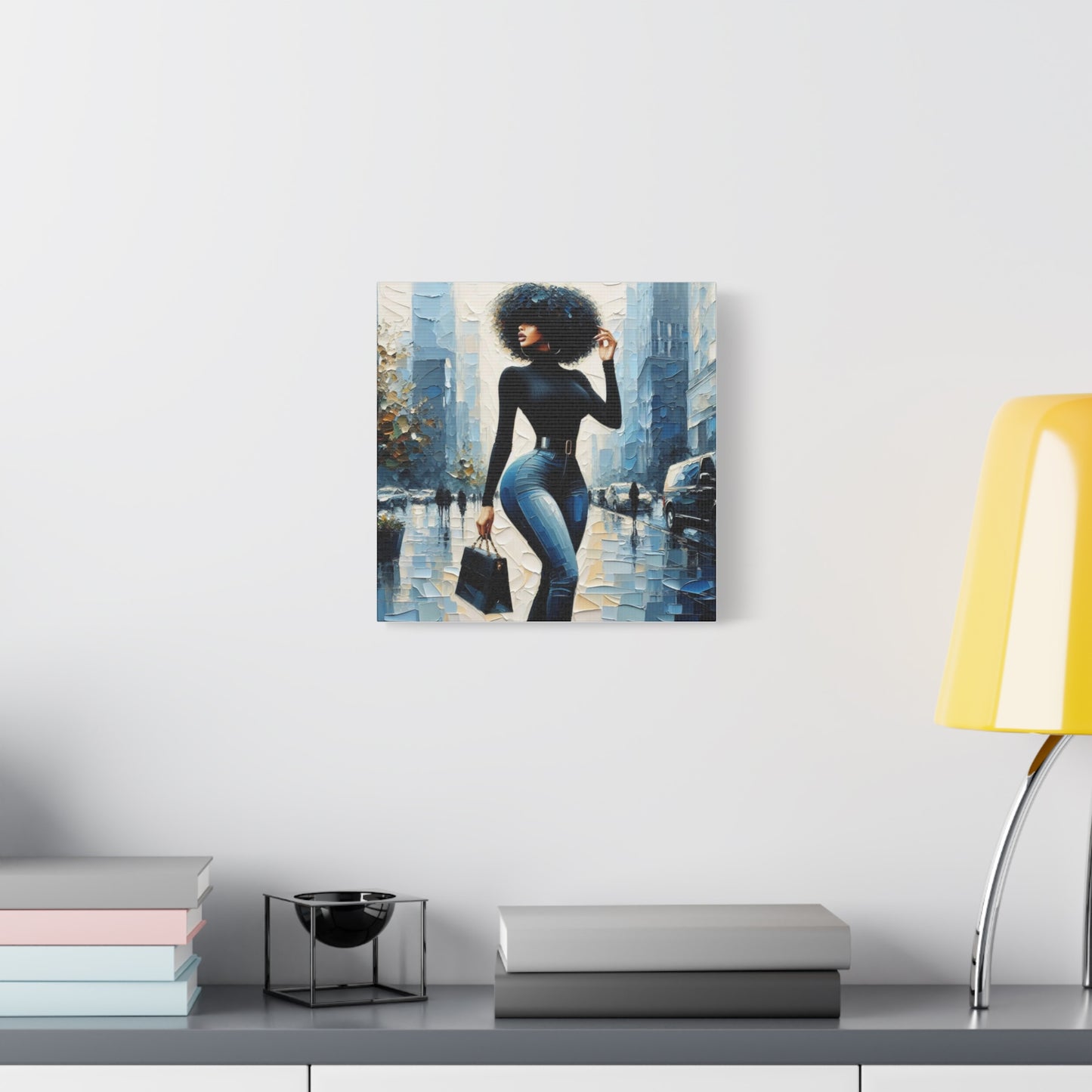 Beautiful Black Woman Canvas Art