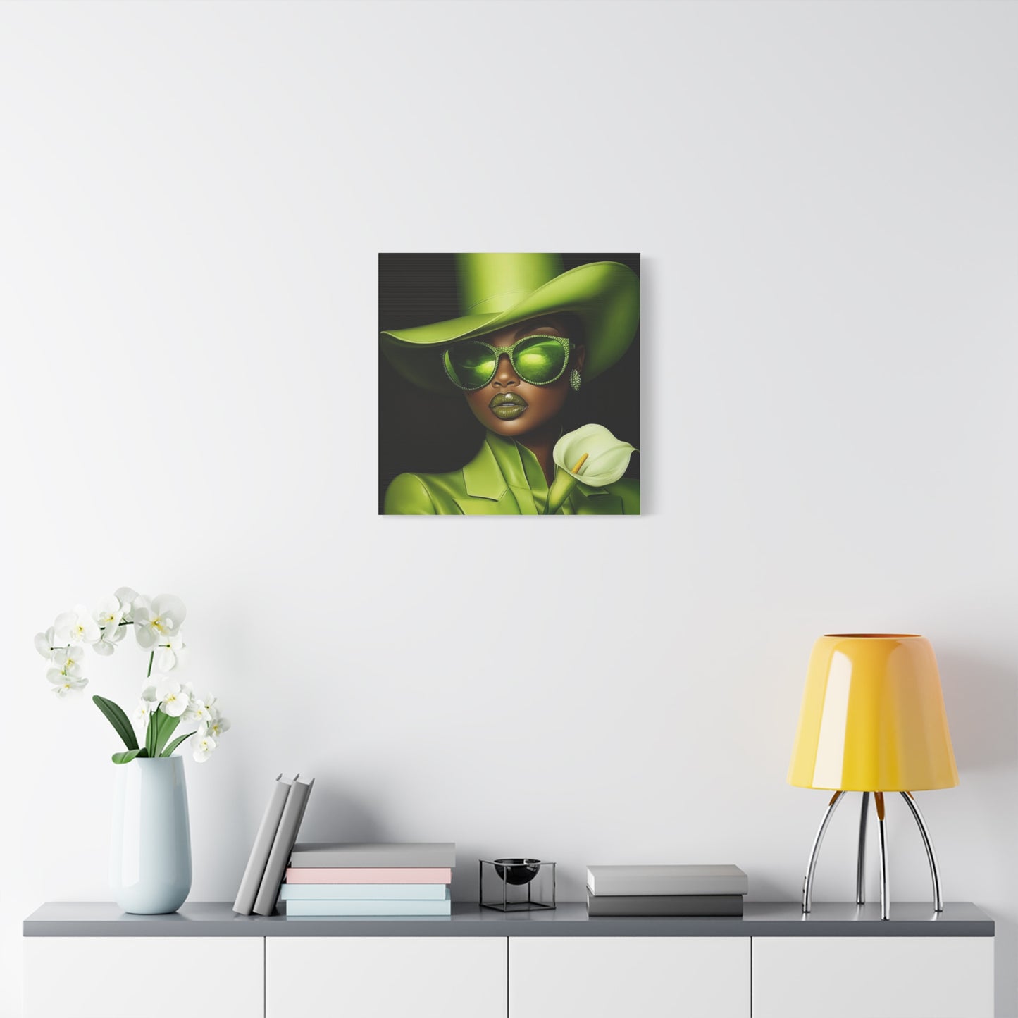 Beautiful Black Woman Canvas Art