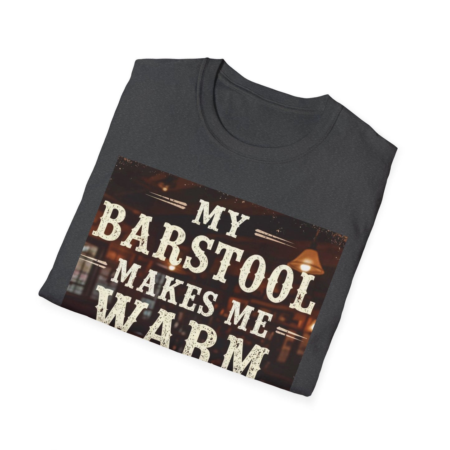 My Barstool Makes Me Feel Warm and Safe Western Boho, Unisex T-Shirt,