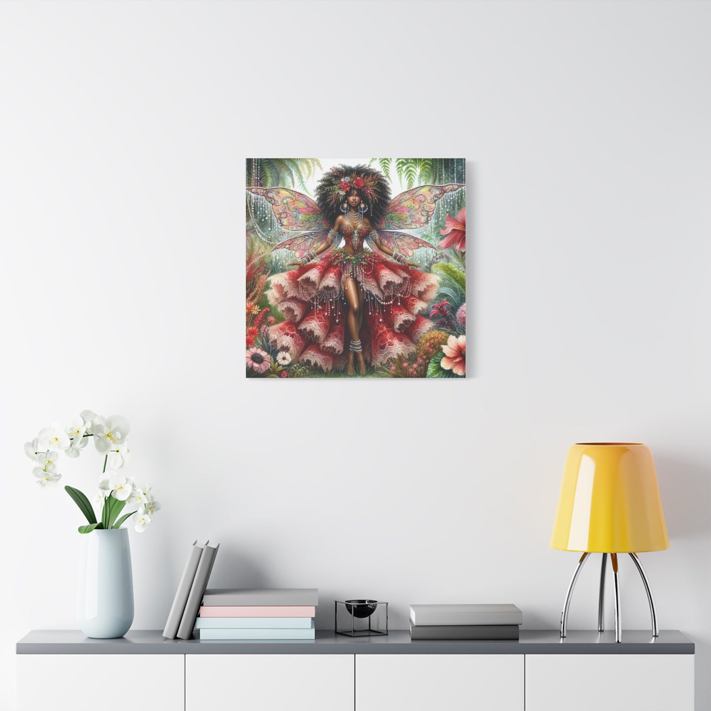 Beautiful Black Woman Canvas Art