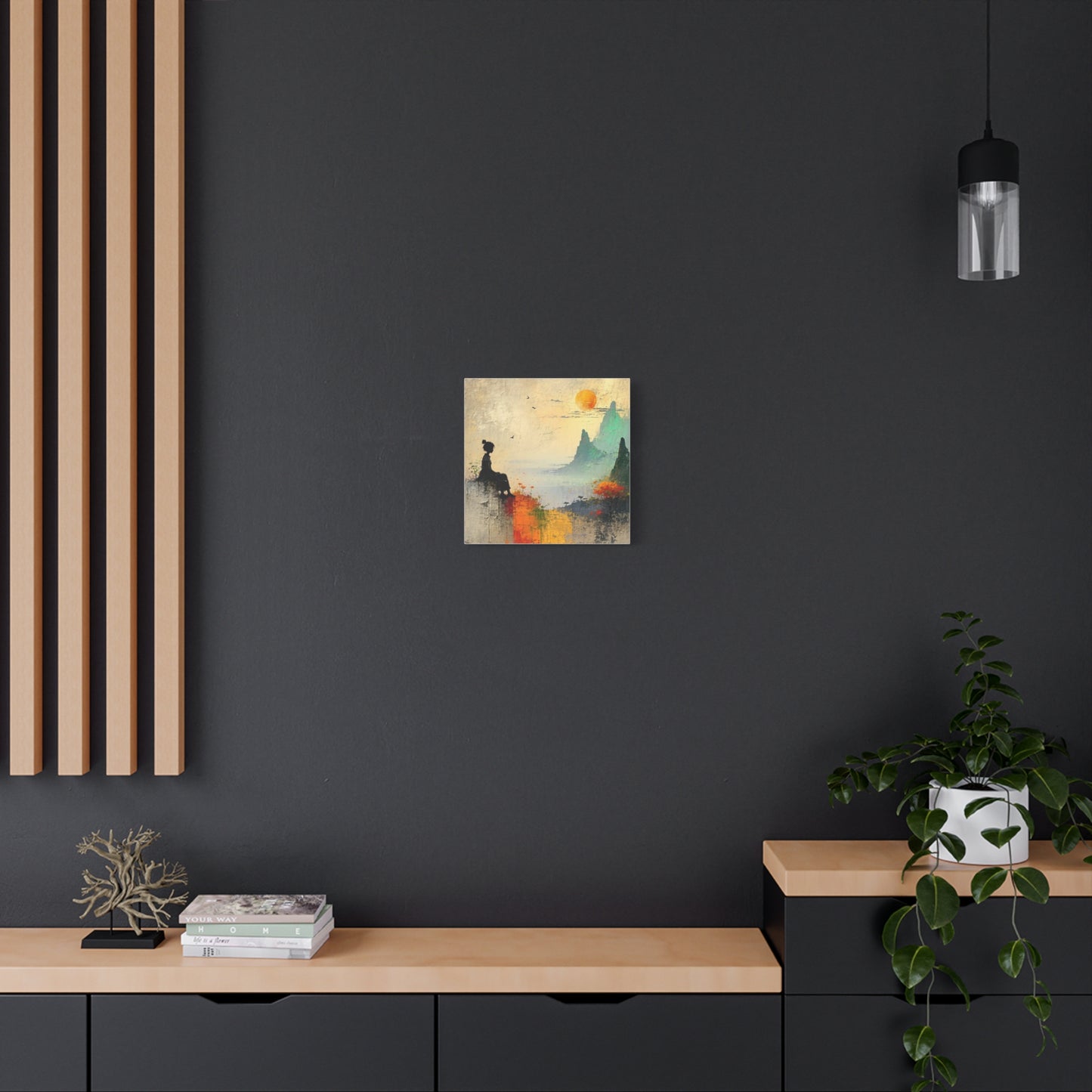 Mountain View Abstract Art
