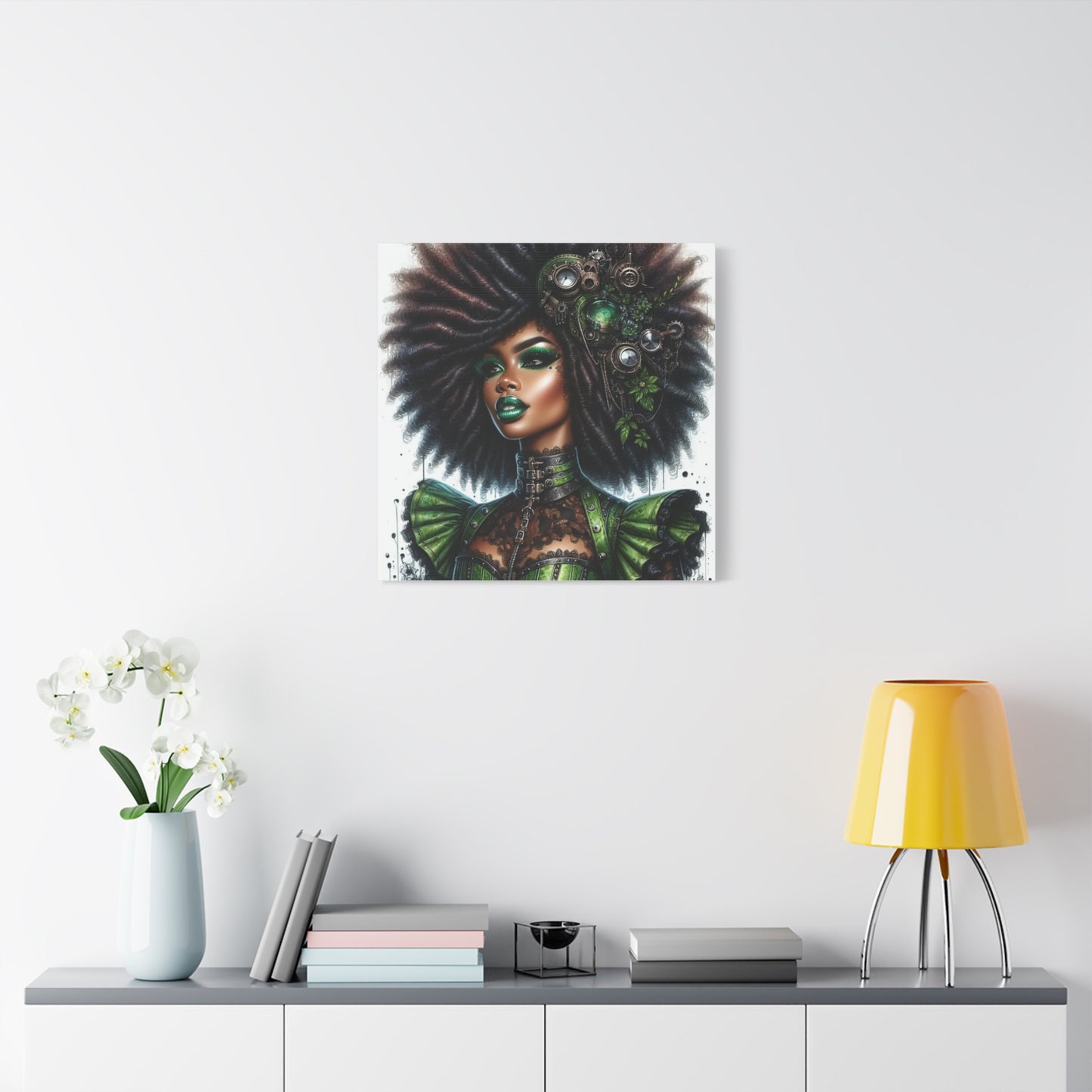 Beautiful Black Woman Canvas Art