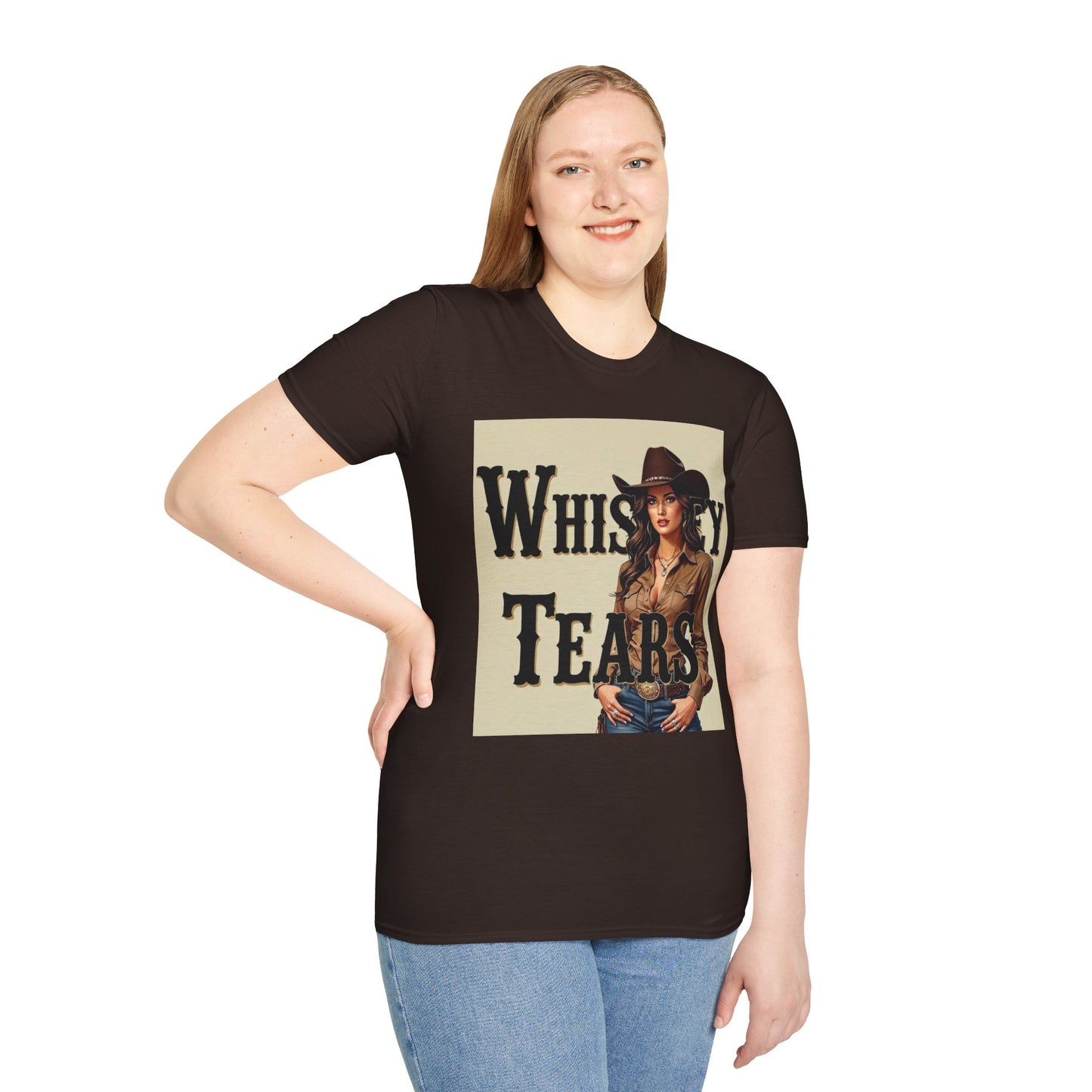 Whiskey Tears Western Boho, Unisex T-Shirt,