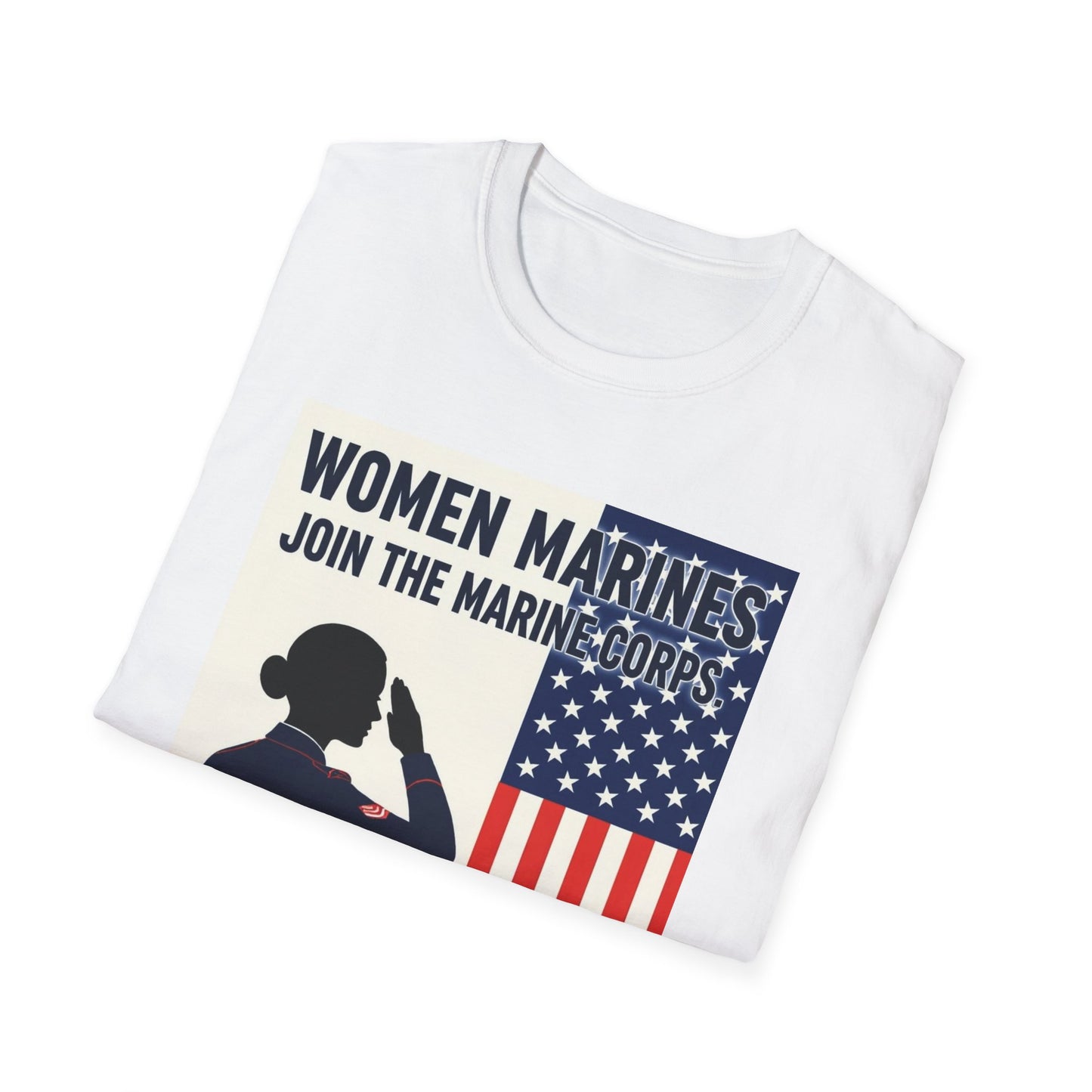 Women Marines Because We Like It Hard, Unisex T-Shirt,