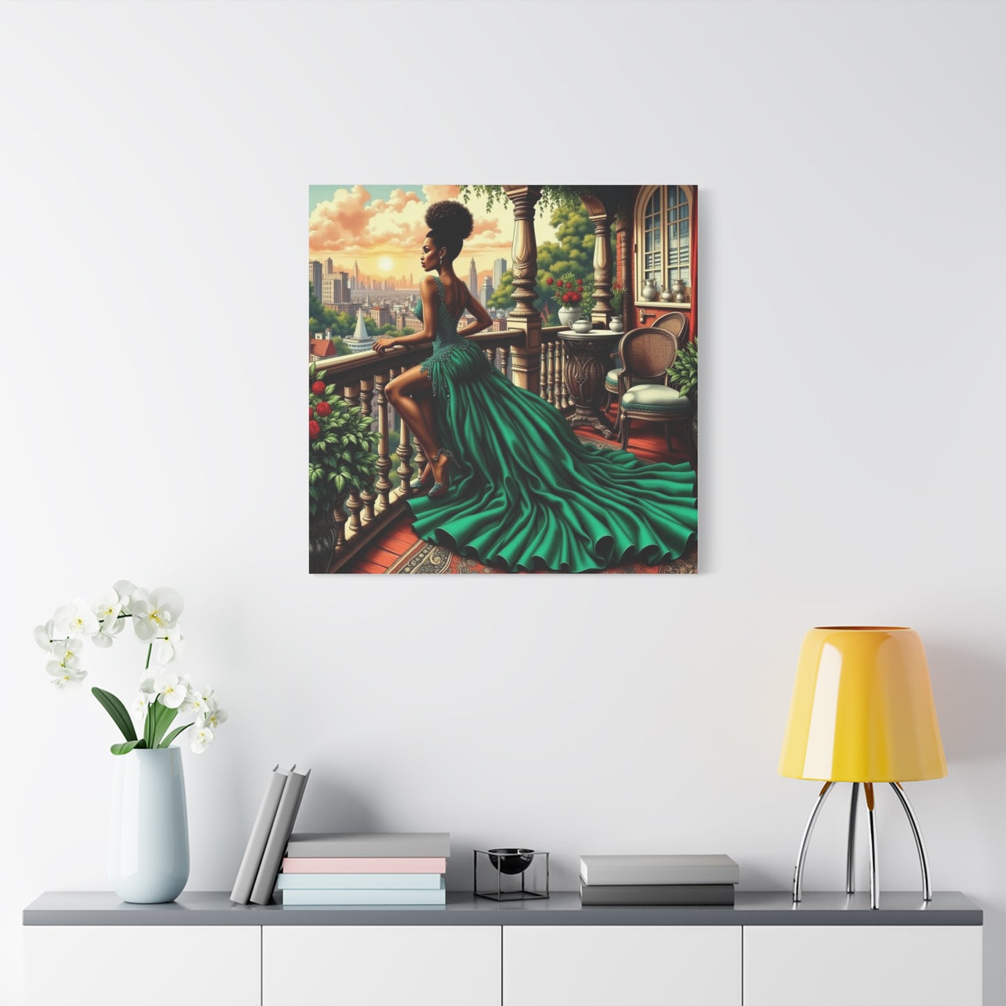 Beautiful Black Woman Canvas Art