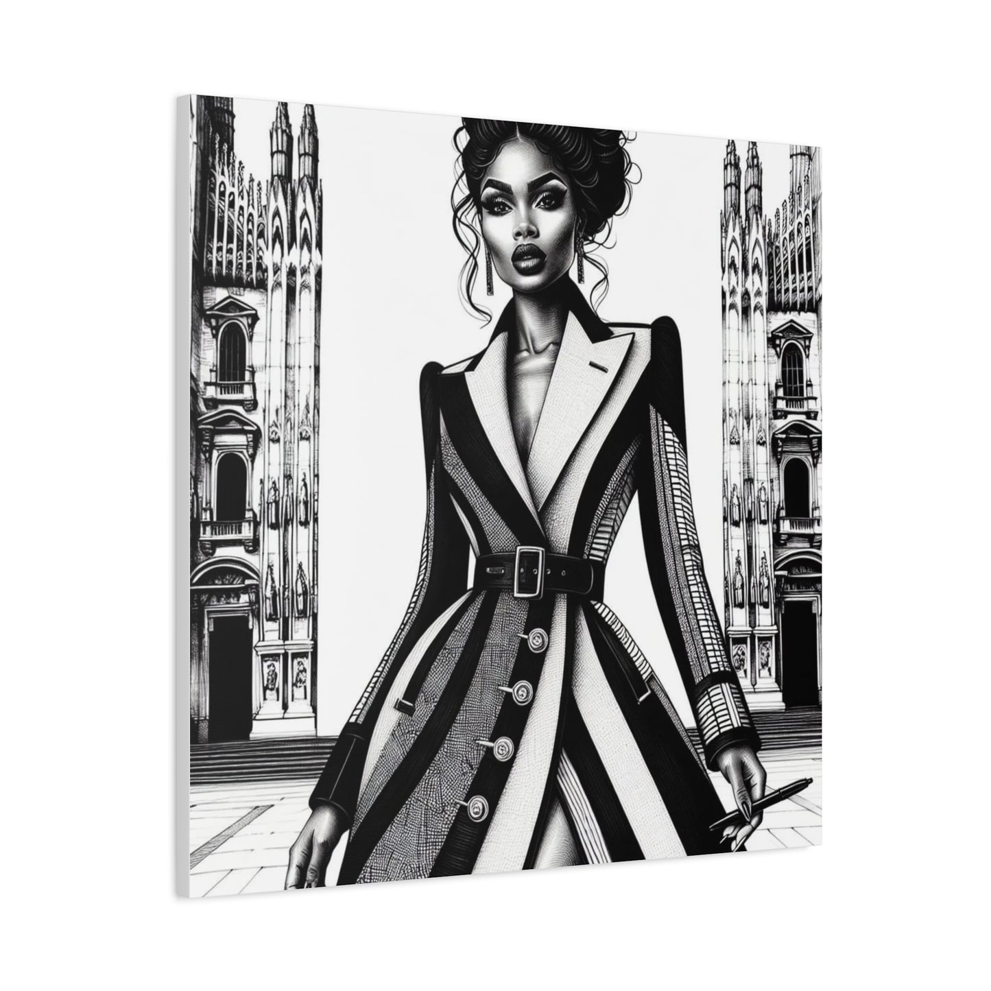 Beautiful Black Woman Canvas Art