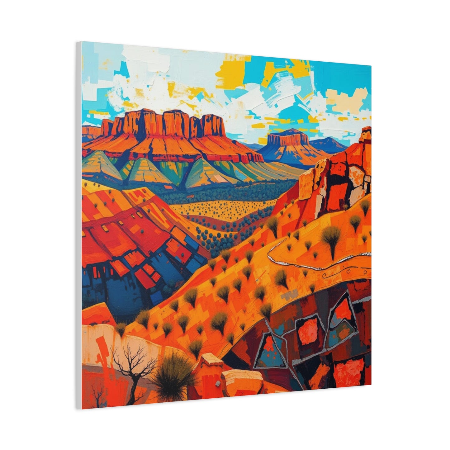 Canvas Wall Art - Abstract 2 Black Hills Scenic