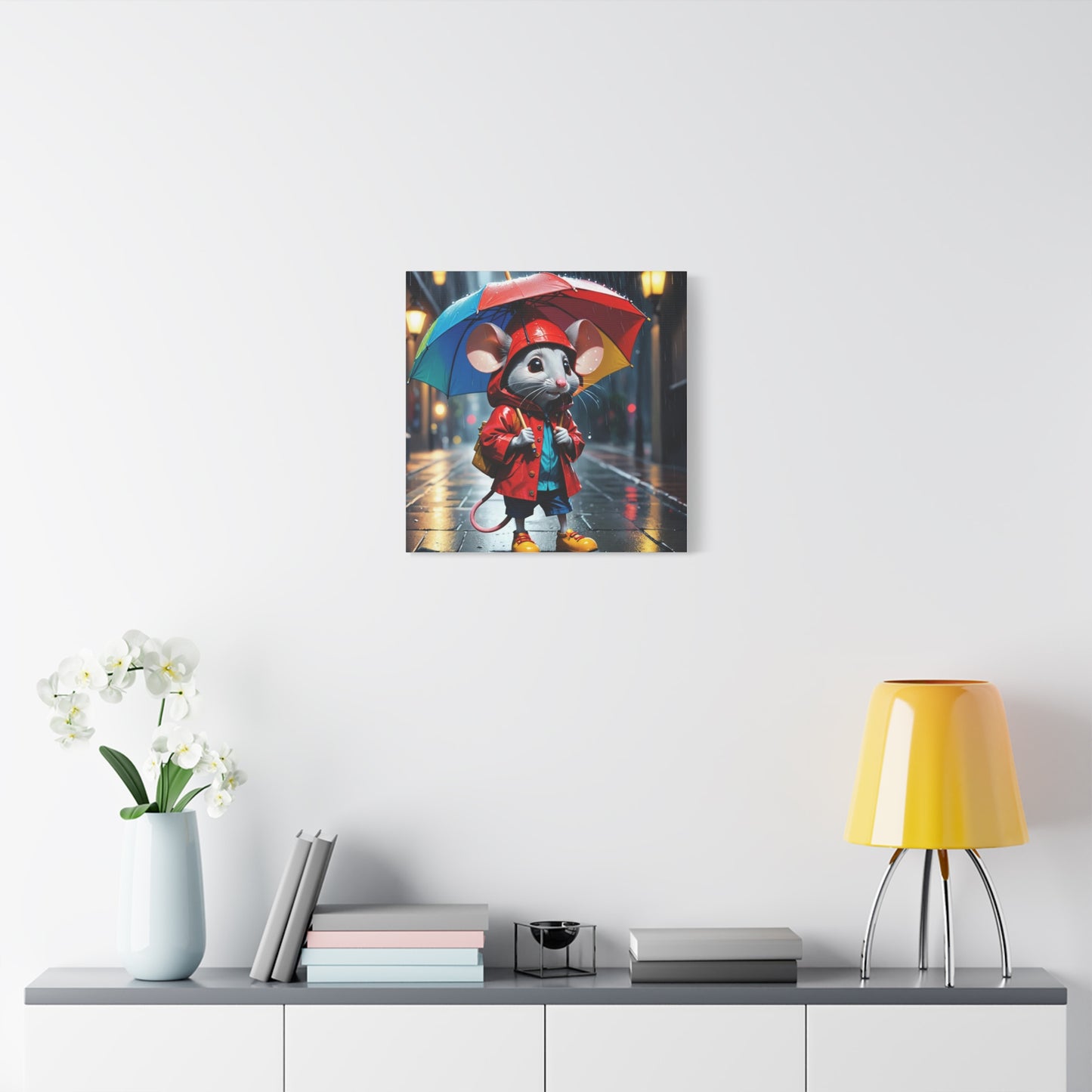 Mouse in the Rain Art