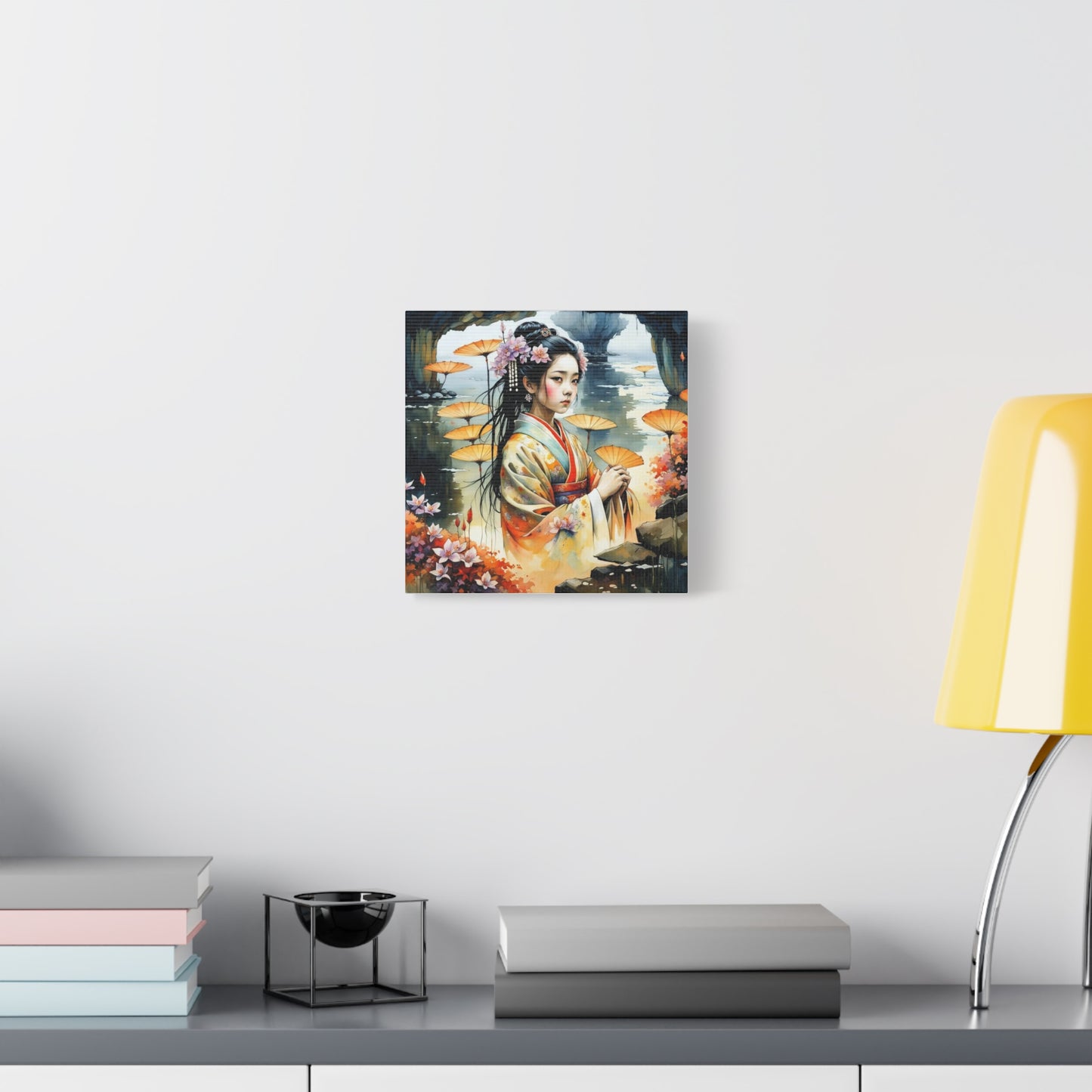 Beautiful Woman Asian Abstract Art