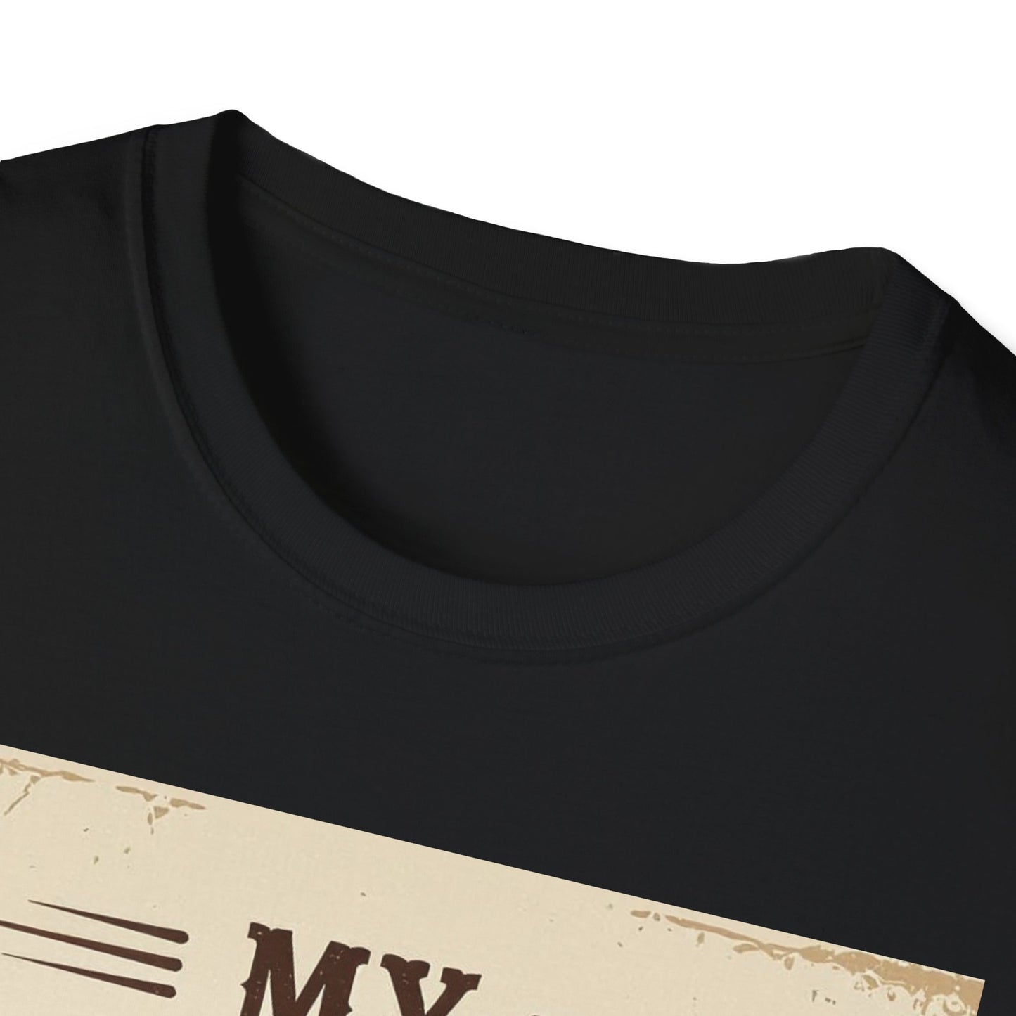 My Barstool Makes Me Feel Warm and Safe Western Boho, Unisex T-Shirt,