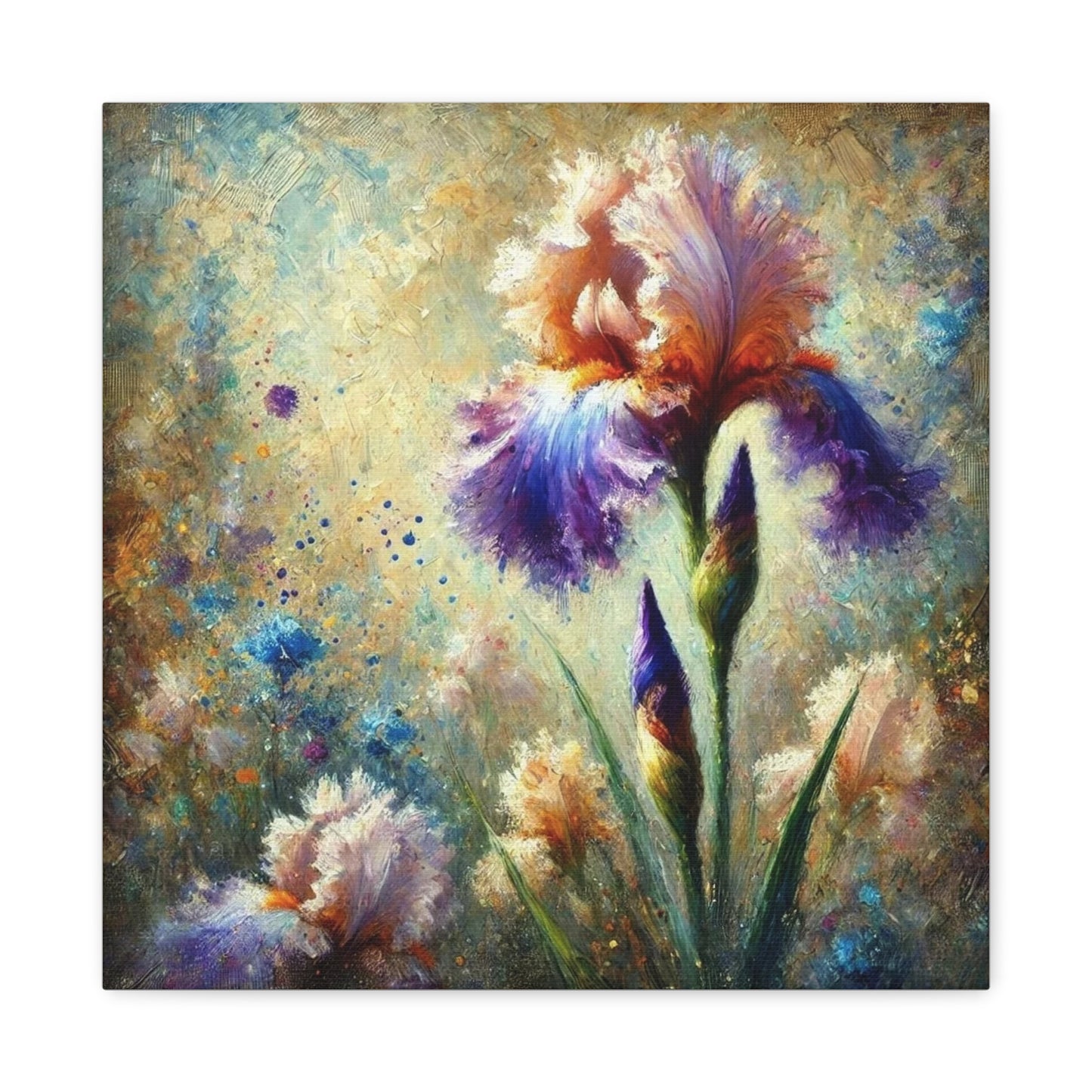 Canvas Print - Iris for Celebration Wall Art