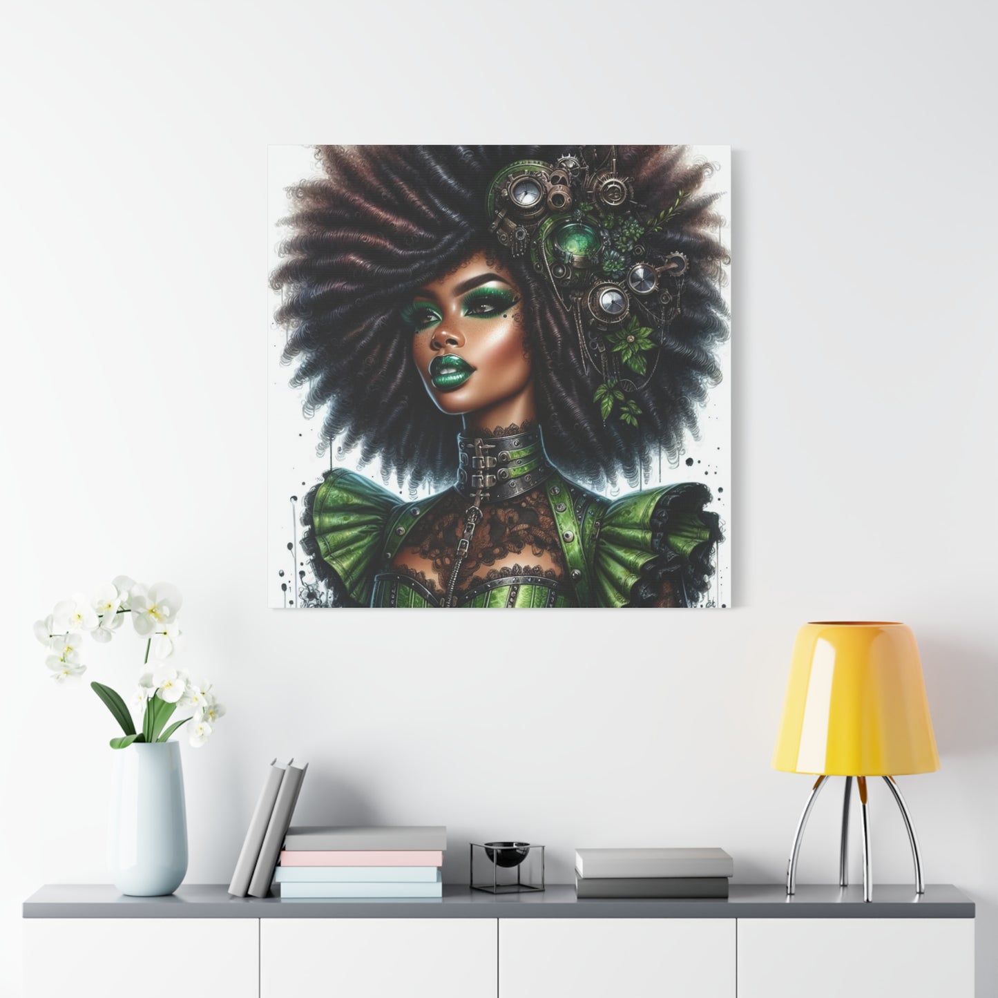 Beautiful Black Woman Canvas Art