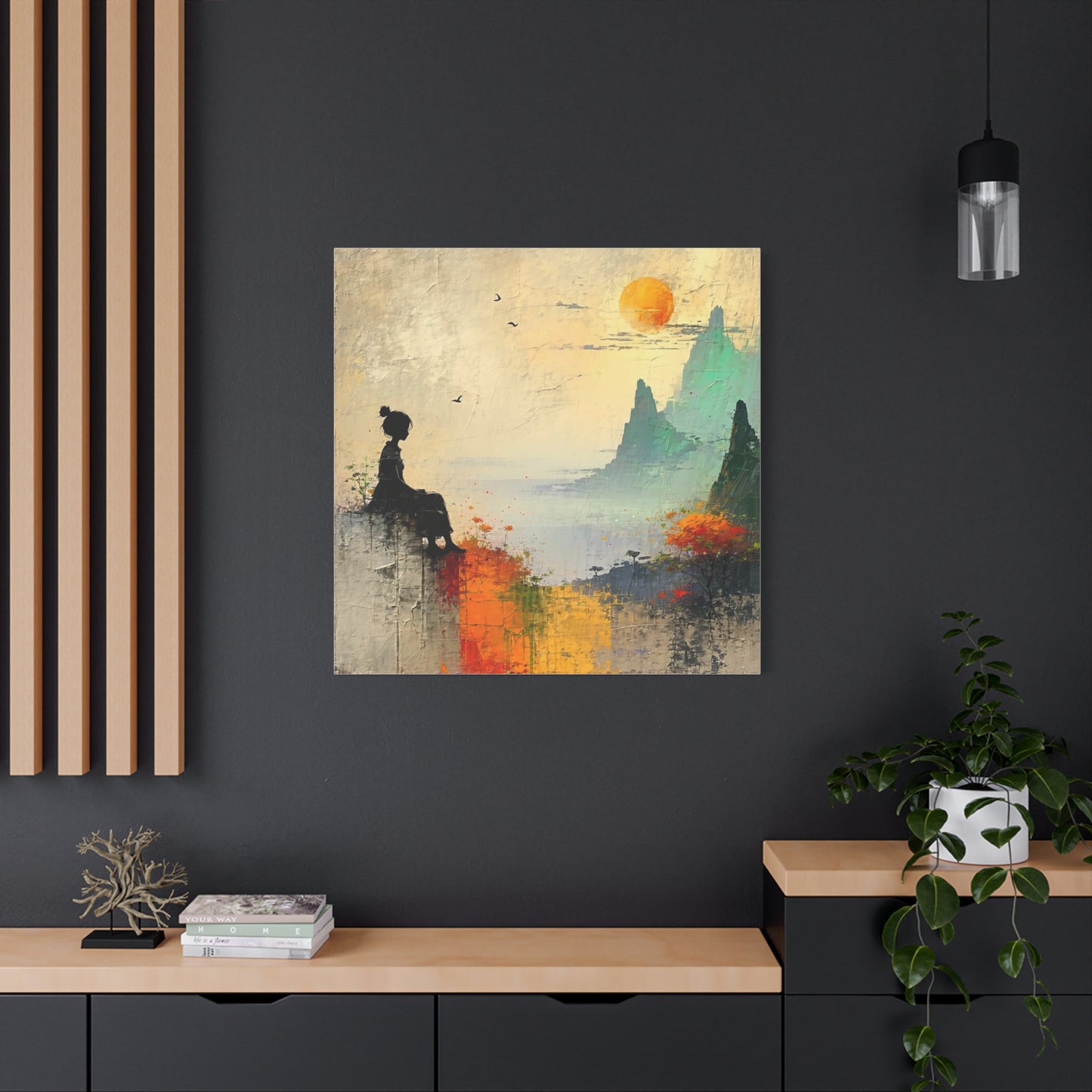 Mountain View Abstract Art