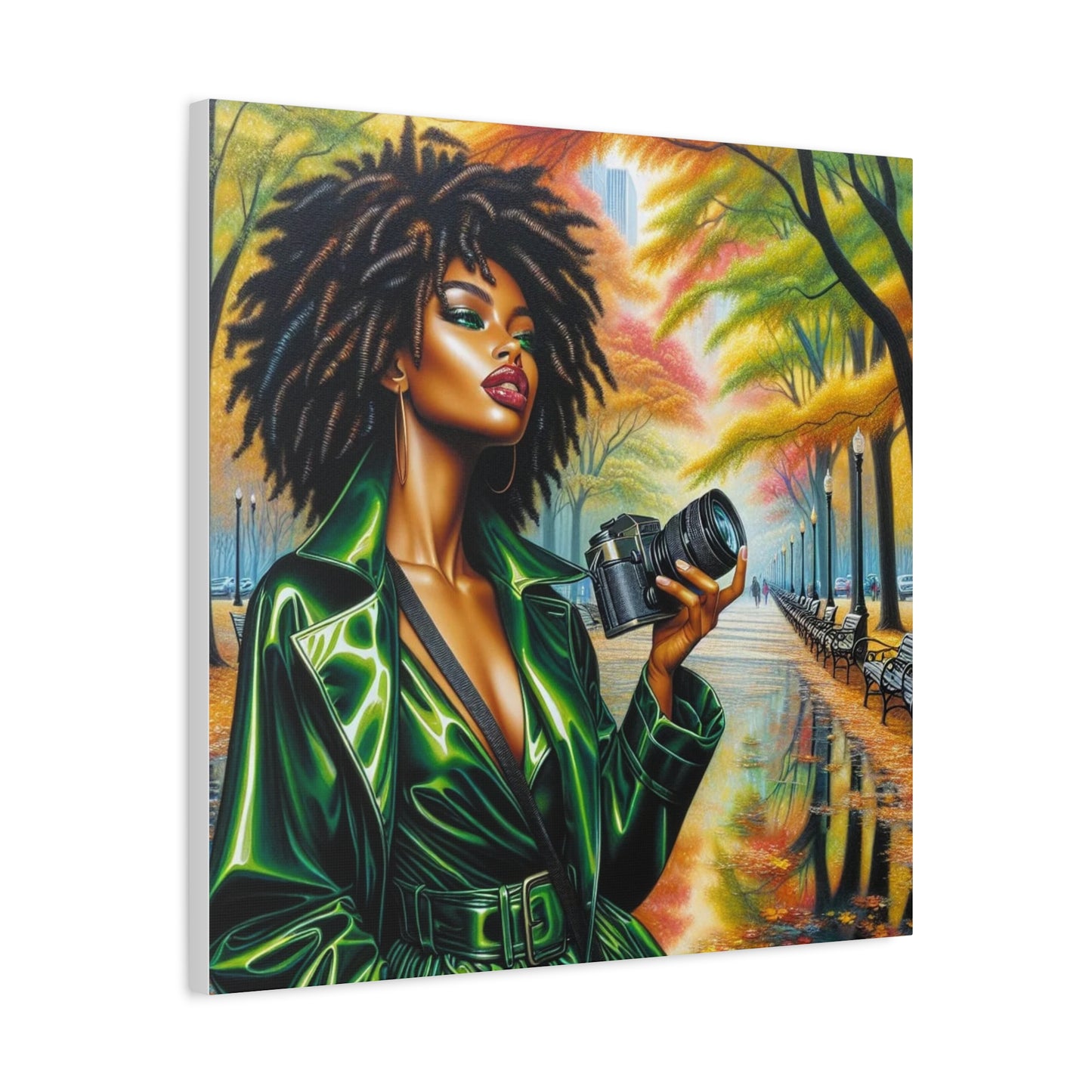 Beautiful Black Woman Canvas Art