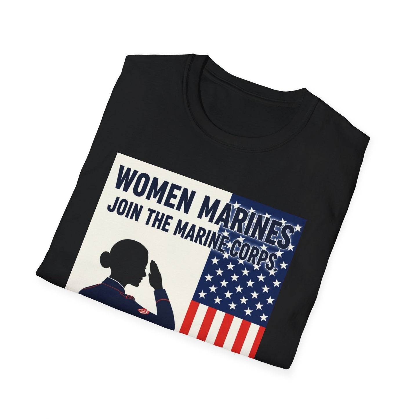 Women Marines Because We Like It Hard, Unisex T-Shirt,