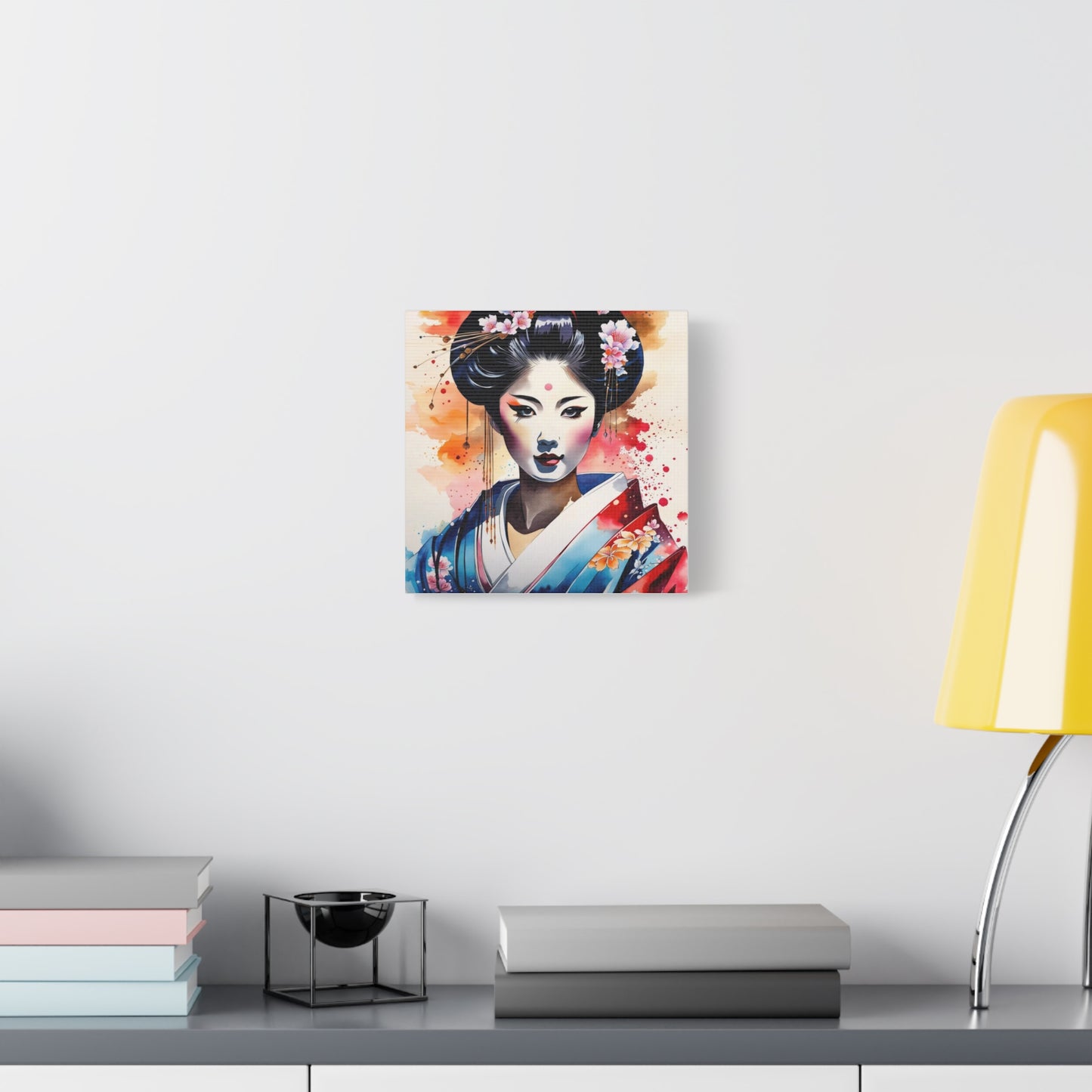 Geisha Asian Abstract Art