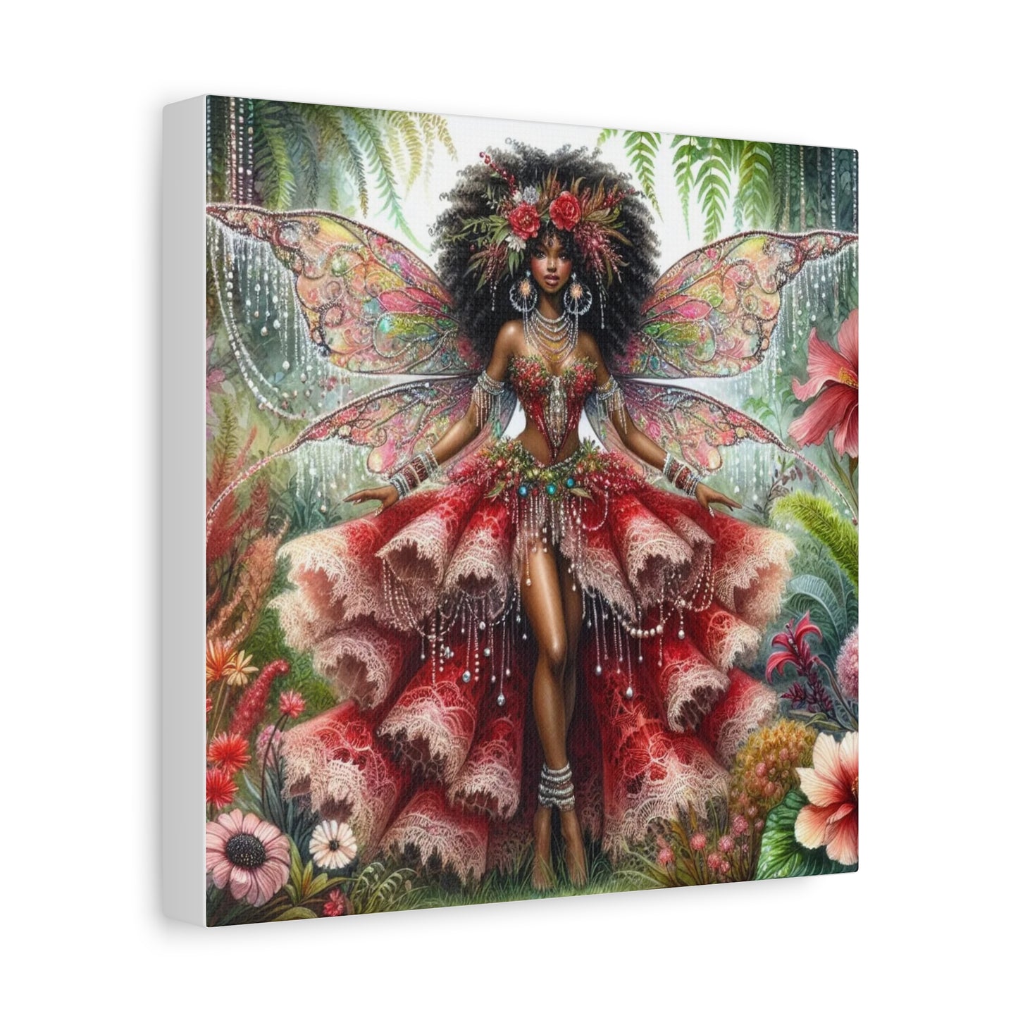Beautiful Black Woman Canvas Art