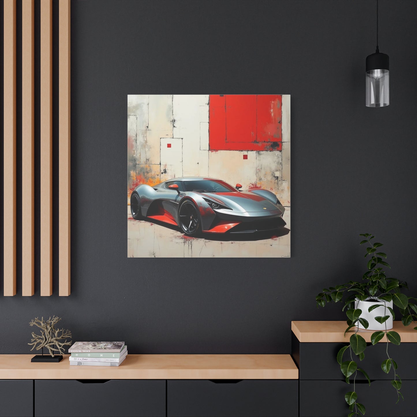 Sports Car Abstract Art