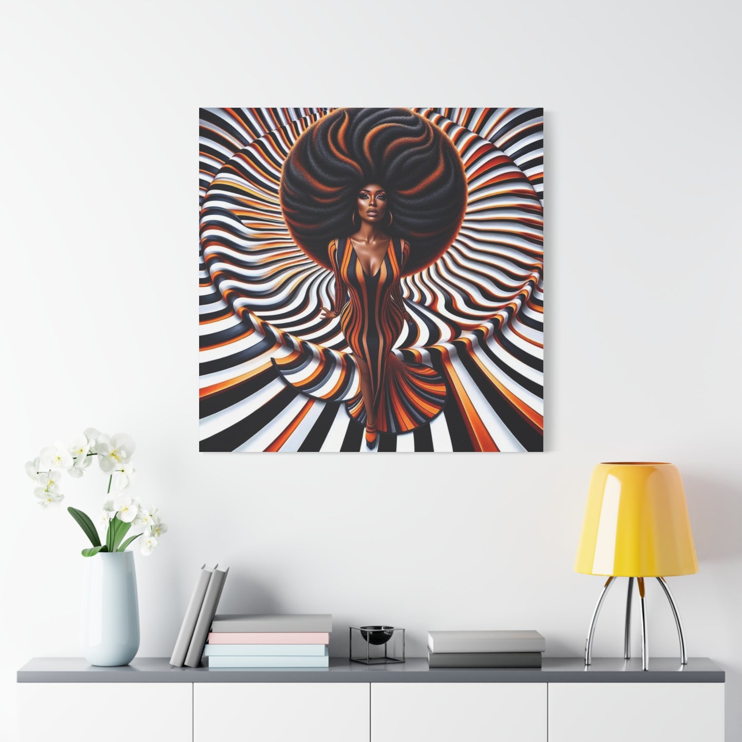 Beautiful Black Woman Canvas Art