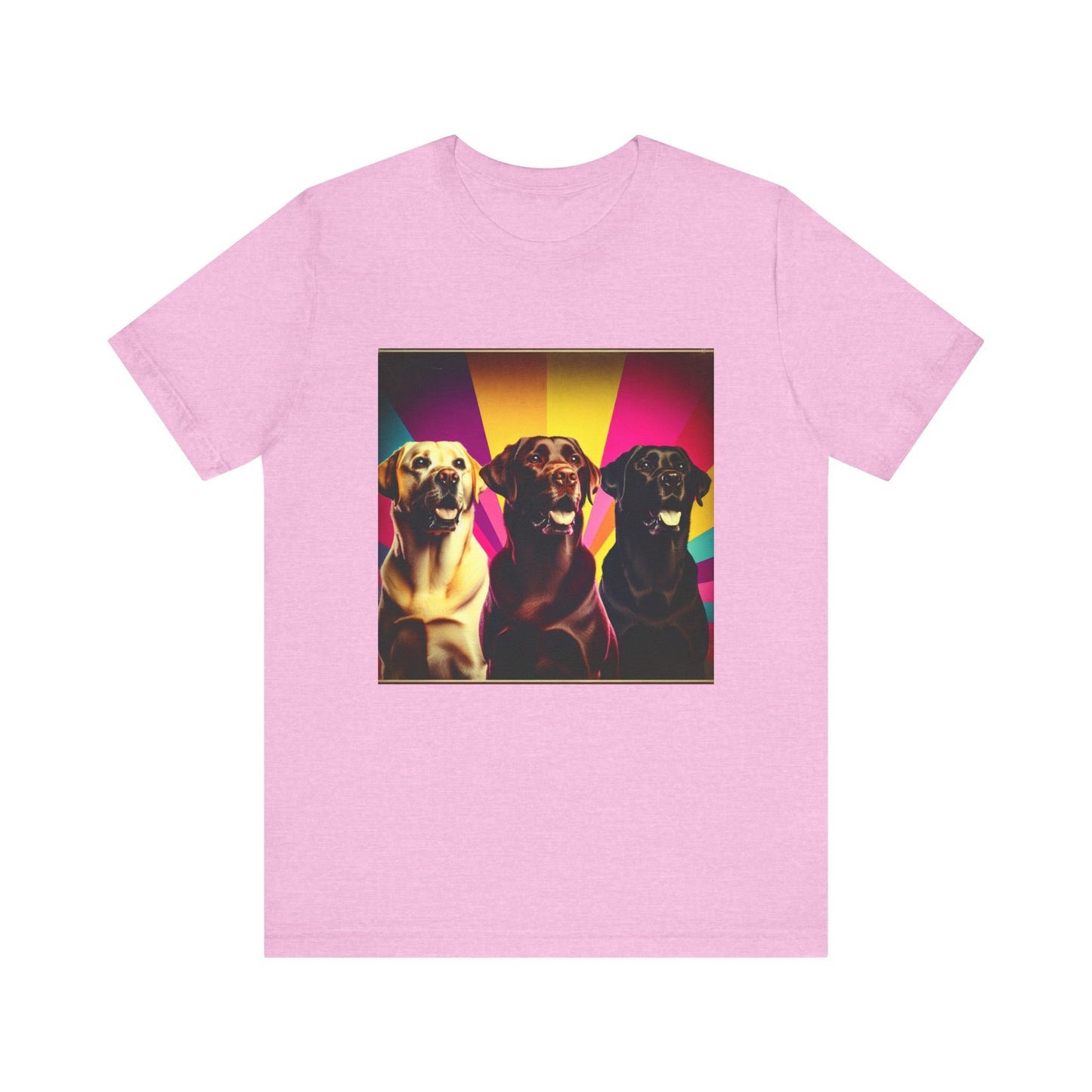 Retro Colorful Labrador Retrievers Tee - Unisex Shirt