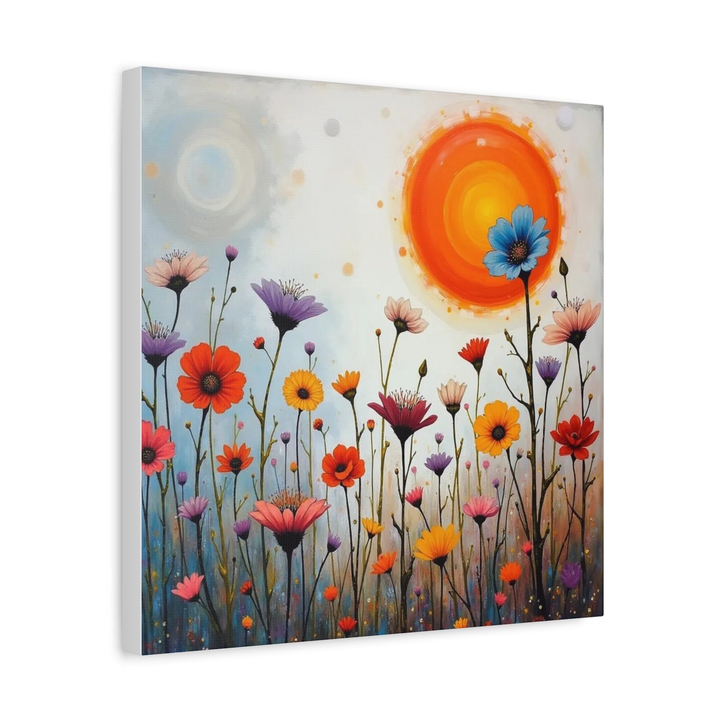 Flowers in the Sun Abstract Art