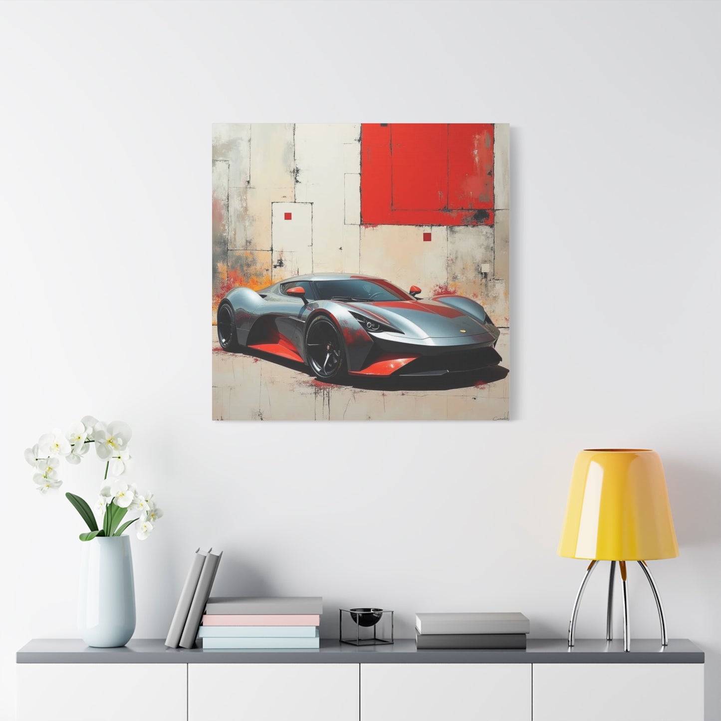 Sports Car Abstract Art