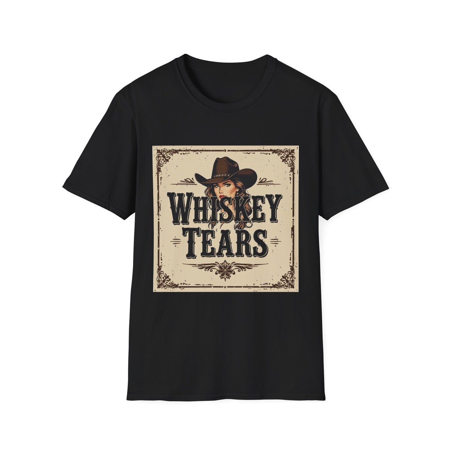 Whiskey Tears Western Boho, Unisex T-Shirt,